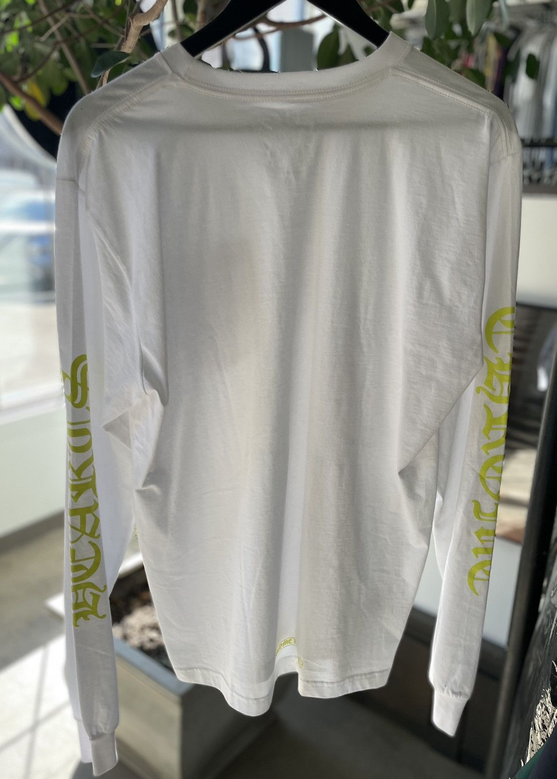 Chrome Hearts Chrome Hearts Neck Logo Cross Longsleeve White/Neon Size US L / EU 52-54 / 3 - 3 Thumbnail
