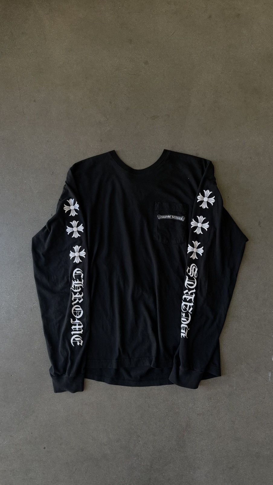 Chrome Hearts Chrome Hearts Plus Cross Long-Sleeve Pocket T-Shirt Size US L / EU 52-54 / 3 - 1 Thumbnail