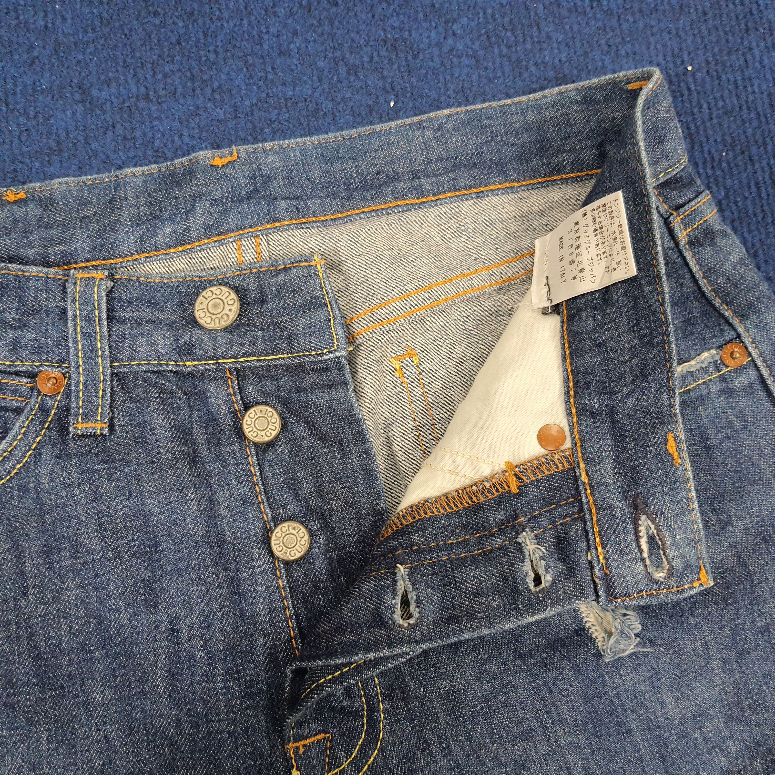 Gucci Vintage GUCCI Italian Brand Distressed Short Jeans Size US 27 - 6 Thumbnail