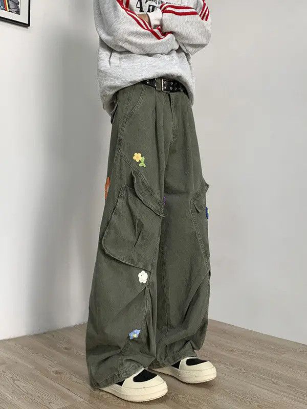 Japanese Brand × Jean Retro embroidered pure cotton pocket jeans Size US 32 / EU 48 - 6 Thumbnail