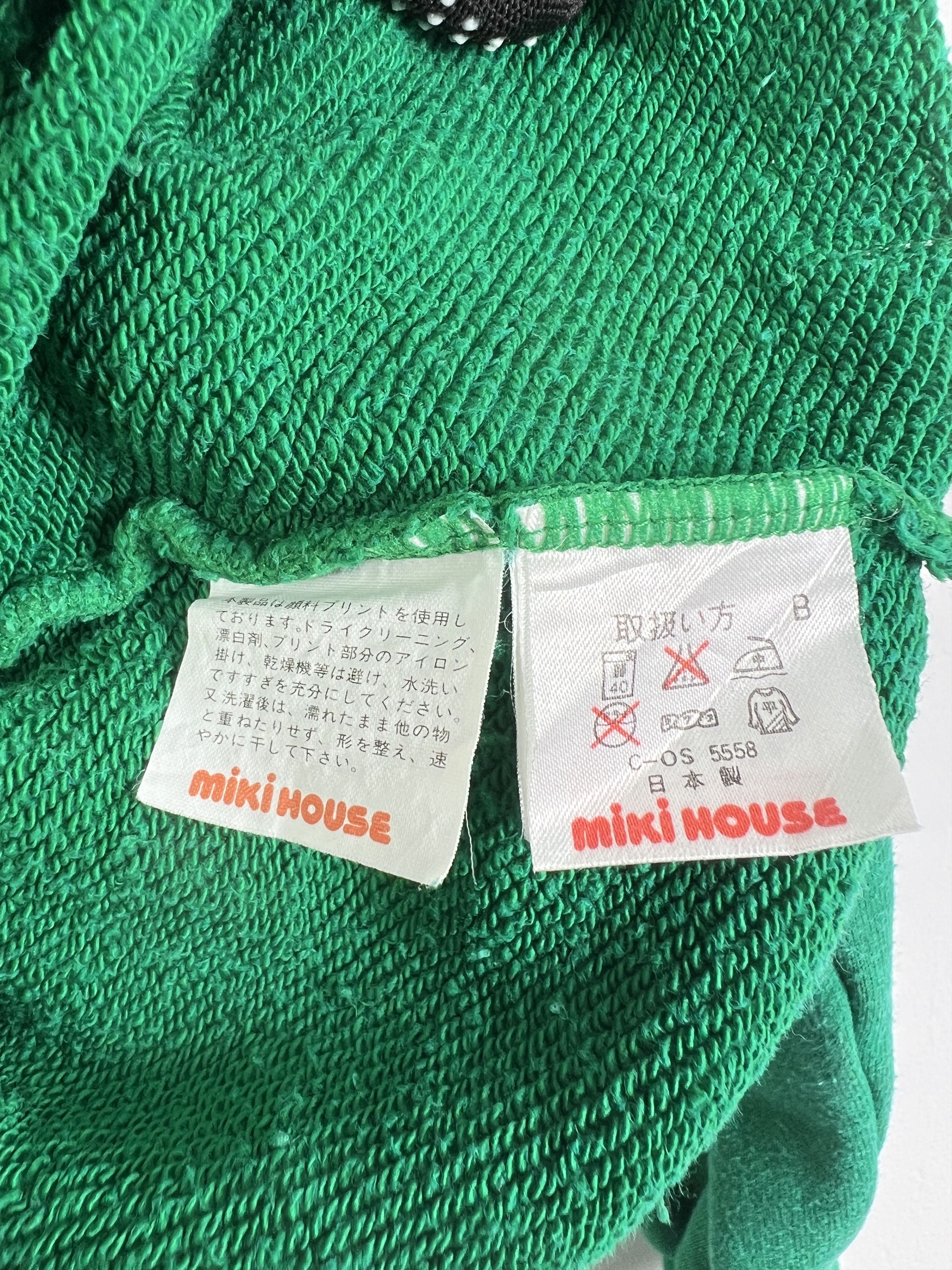 Japanese Brand Mikihouse Junior Big Logo Sweatshirt (YL) GTMP206 Size US XS / EU 42 / 0 - 6 Thumbnail