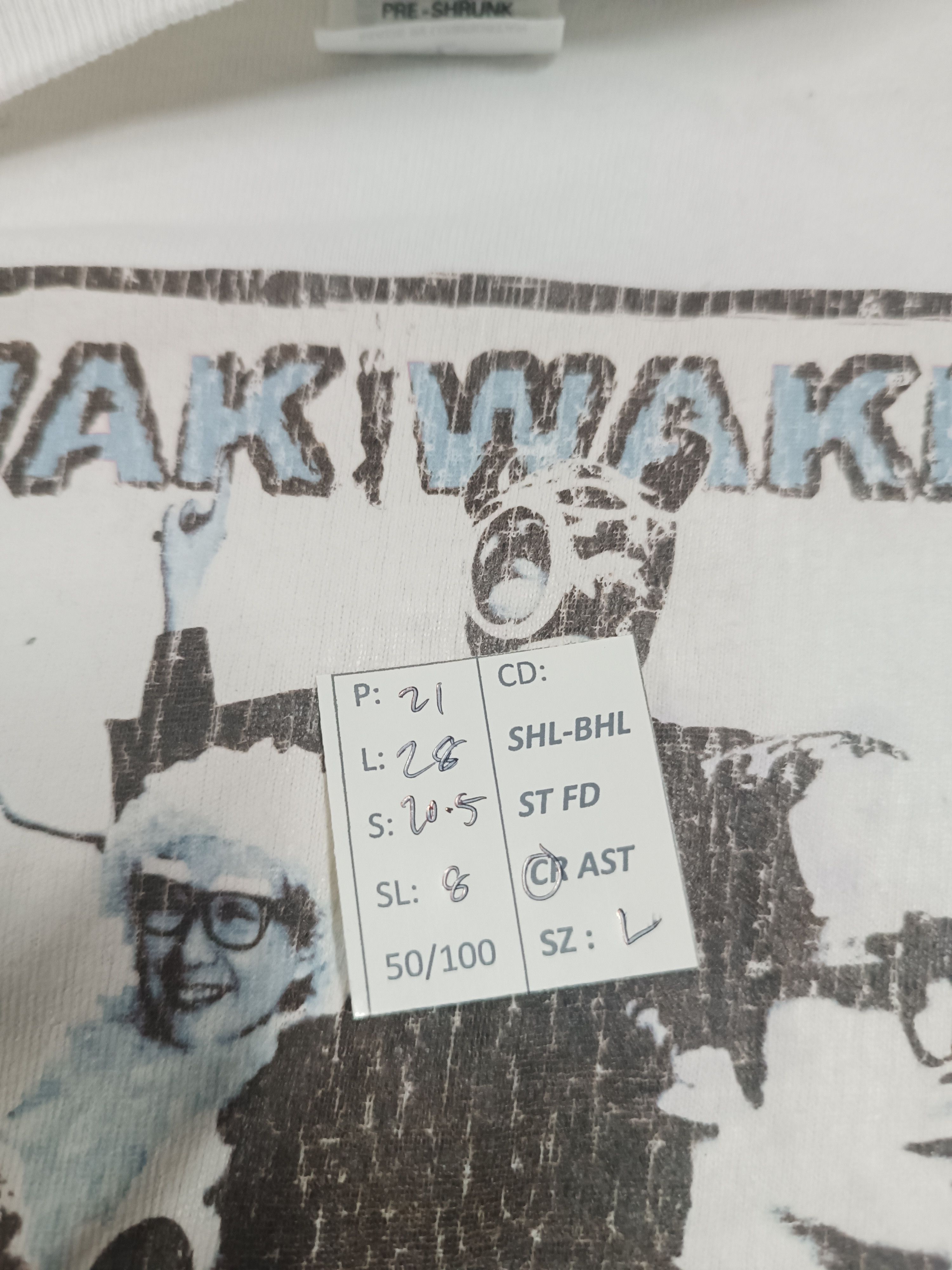 Band Tees VINTAGE WAKI WAKI SINCE 2003 JAPAN TEE VERY RARE Size US L / EU 52-54 / 3 - 13 Thumbnail