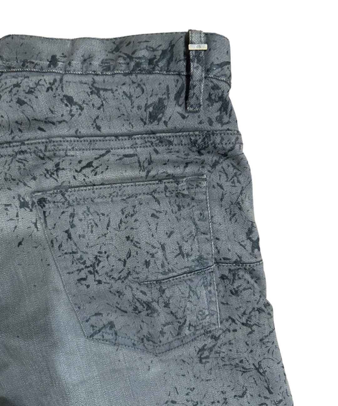 Dior × Kris Van Assche Dior Homme KVA Paint Denim Size US 30 / EU 46 - 4 Thumbnail