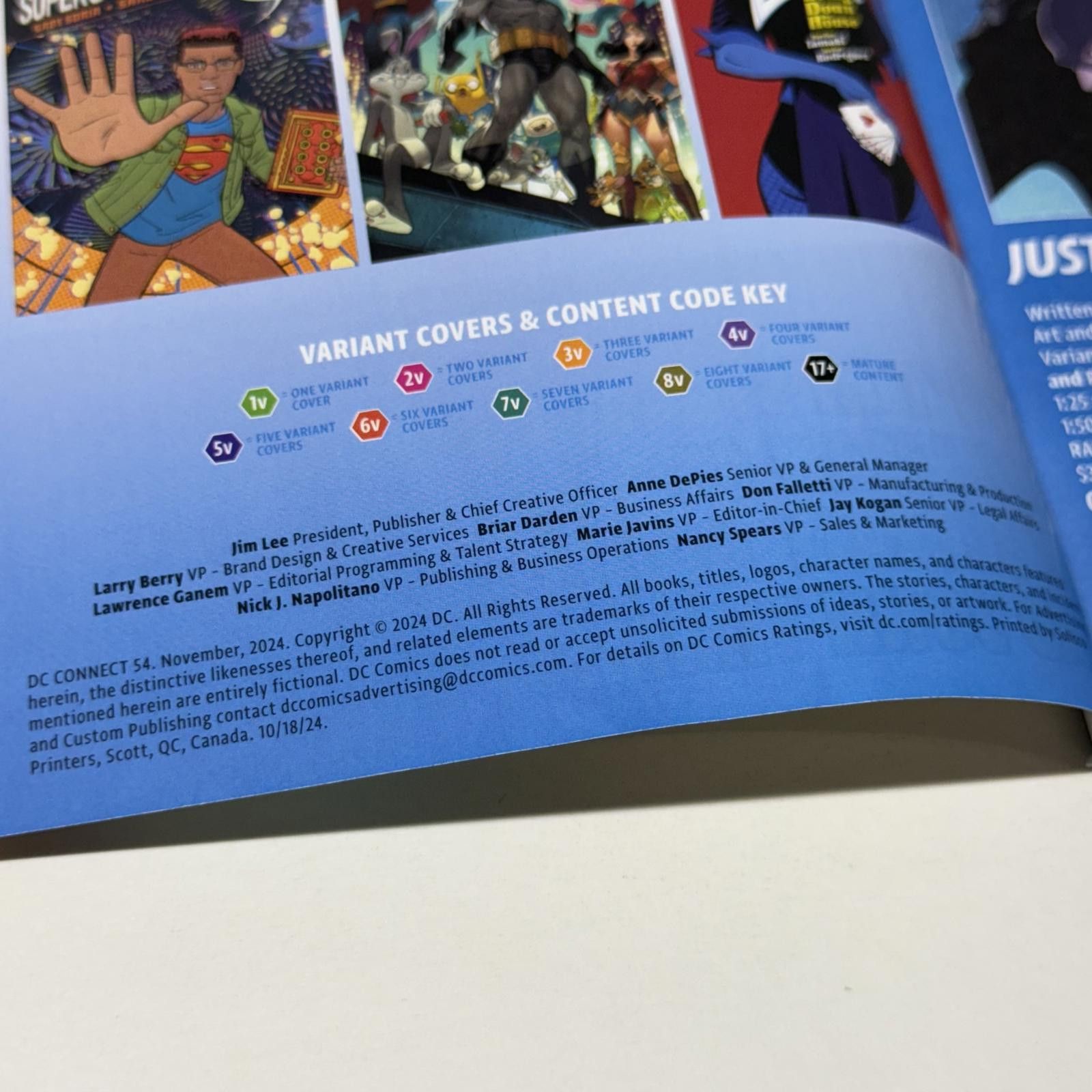 DC Comics DC Connect #54: Aquaman Returns Promo - November 2024 NM+ Size ONE SIZE - 8 Thumbnail
