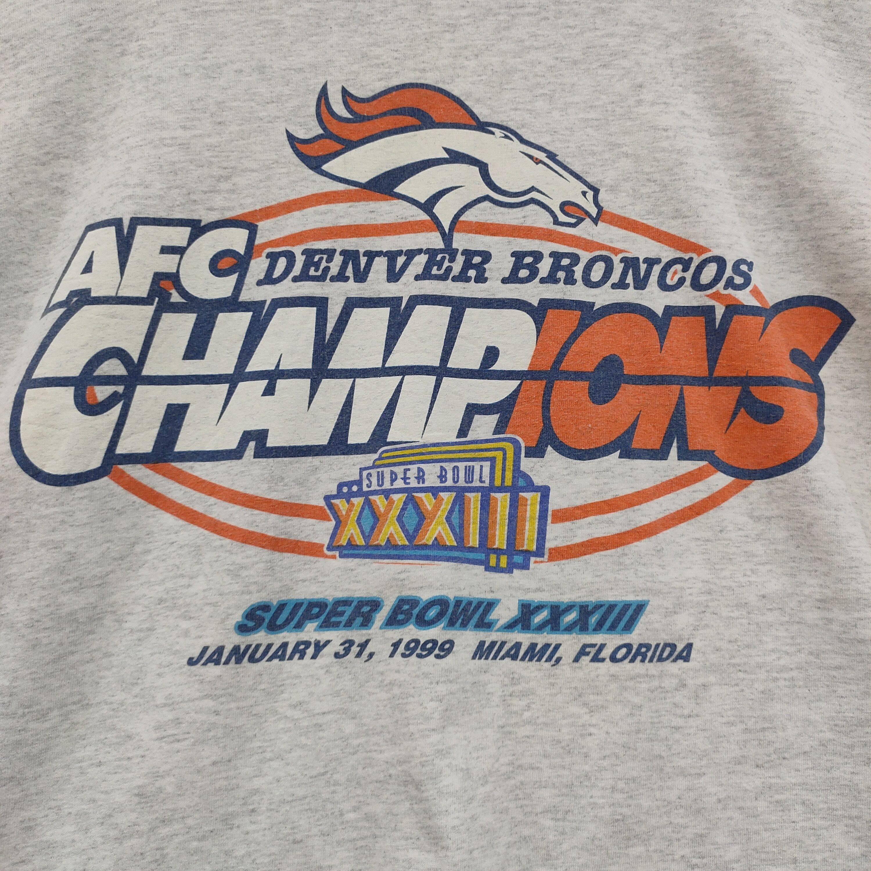 Alstyle × NFL × Vintage Vintage 1999 Denver Broncos Tshirt Size US XL / EU 56 / 4 - 8 Thumbnail