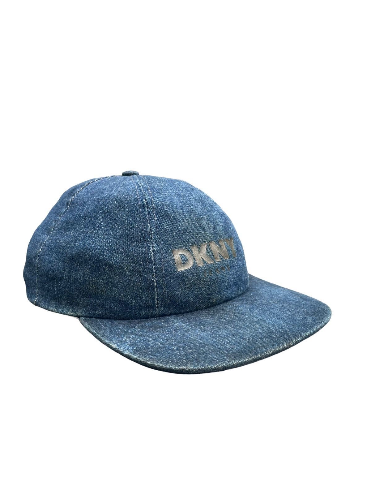 DKNY × Le Grande Bleu (L.G.B.) × Vintage Vintage DKNY Denim Cap Size ONE SIZE - 4 Thumbnail
