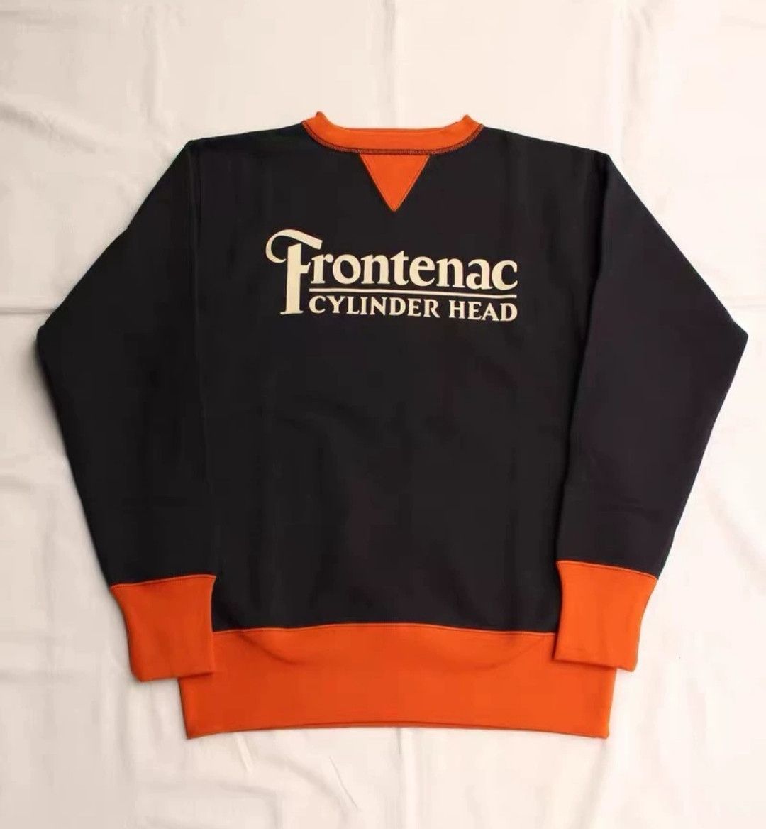 image of Freewheelers Frontenac Sweat Shirt in Black Orange, Men's (Size 2XS)