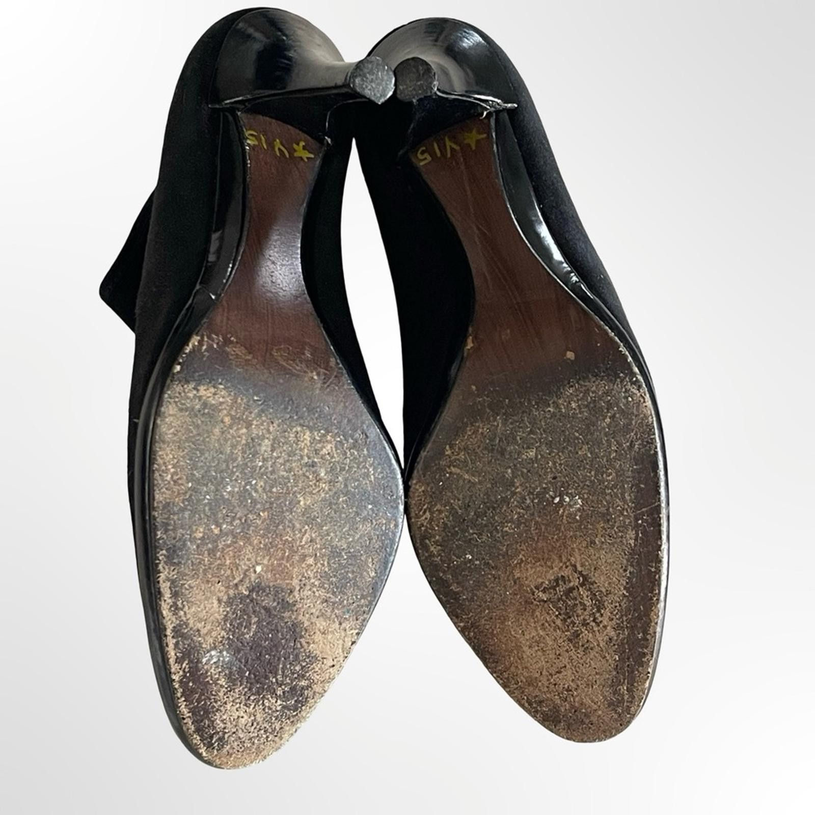 Stuart Weitzman Stuart Weitzman Black Suede Ankle Booties in size 6.5 Size US 6.5 / IT 36.5 - 5 Thumbnail