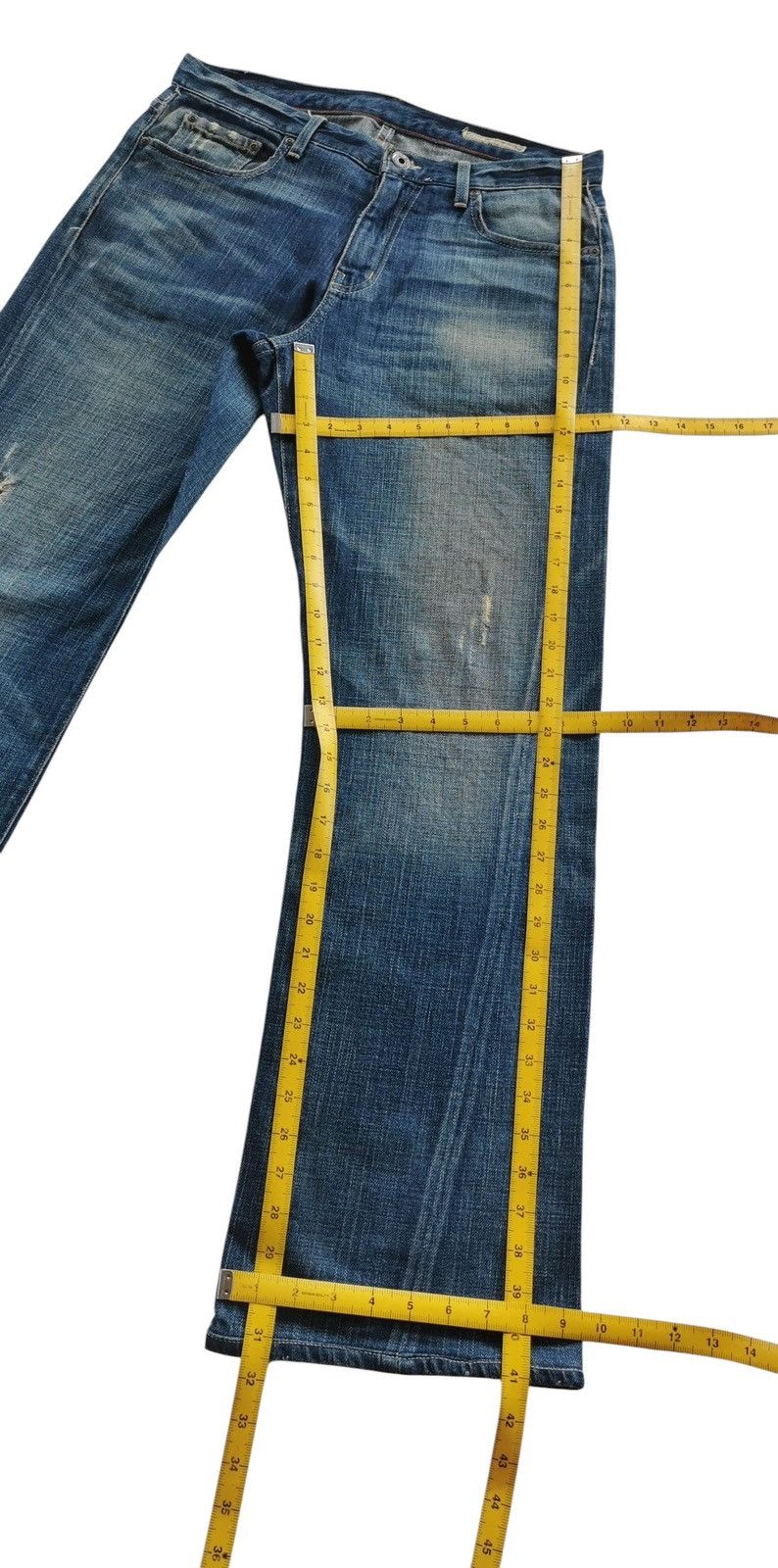 Chip & Pepper Chip Pepper Distressed Flared Twisted Stitch Jeans - 32x31.5 Size US 32 / EU 48 - 11 Thumbnail