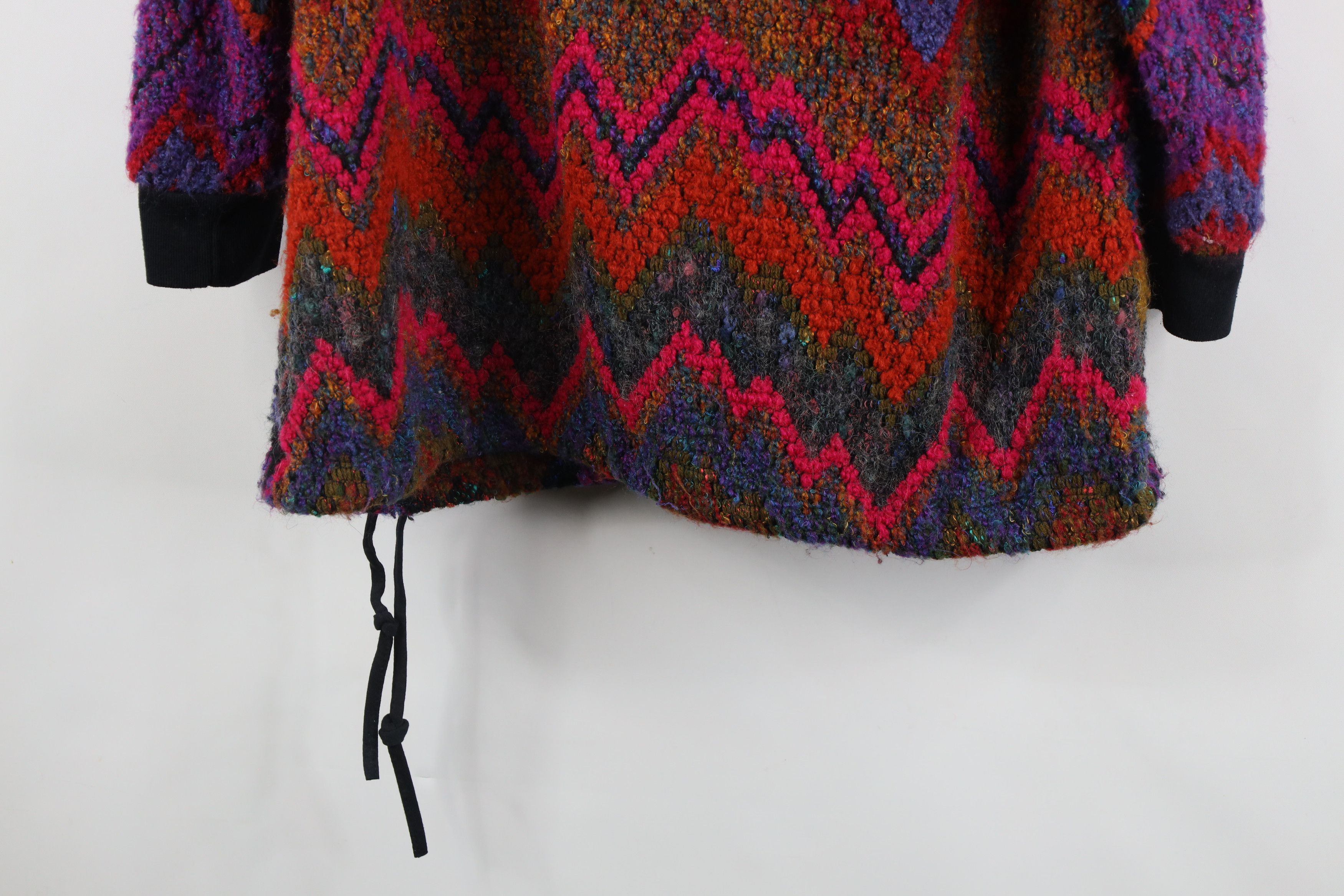 Vintage Vintage 90s Streetwear Zig Zag Turtleneck Sweater USA Size M / US 6-8 / IT 42-44 - 12 Thumbnail