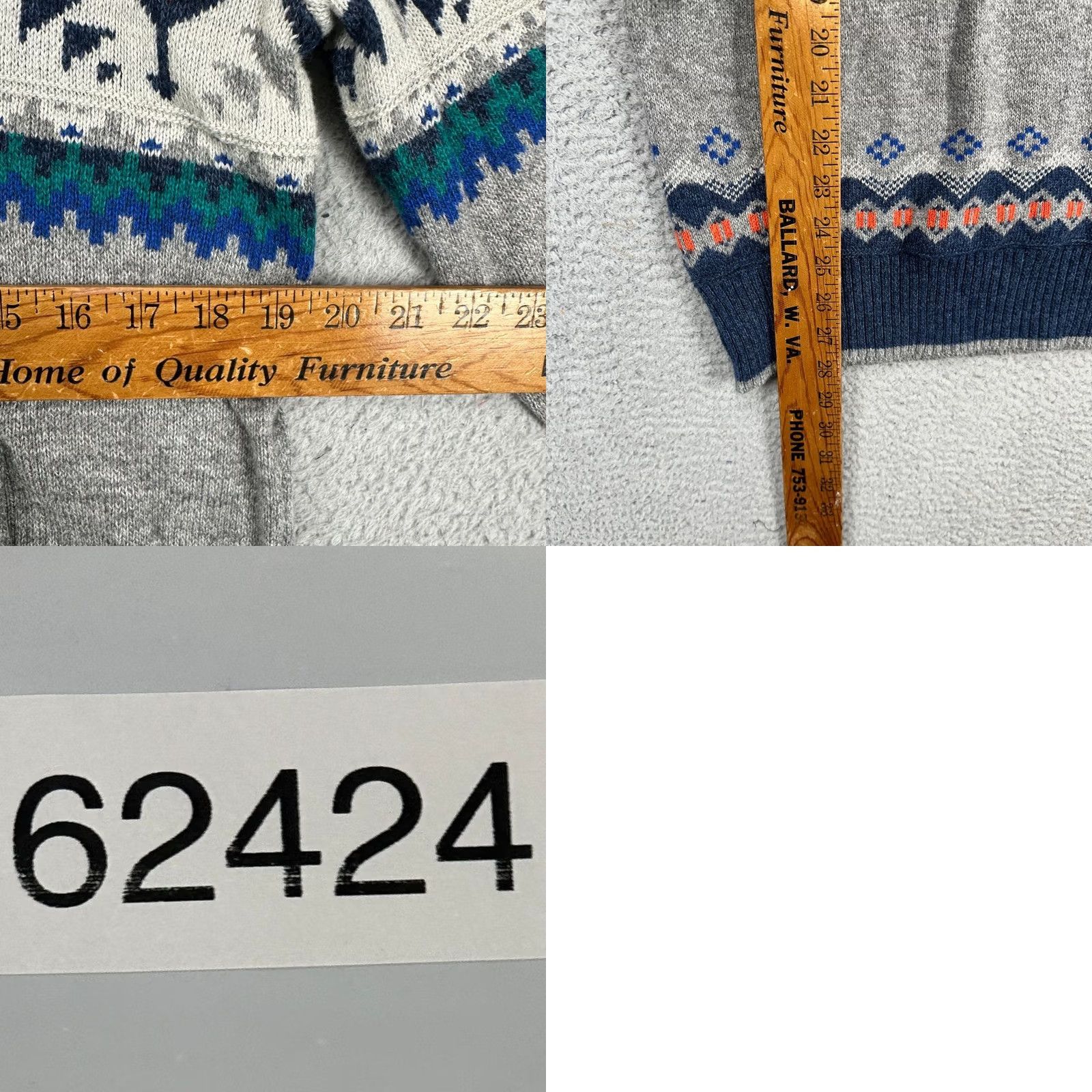 Vintage American Eagle Hoodie Sweater Mens Medium Gray Wool Blend Aztec Southwestern Knitted Pullover Hooded Knit Pattern Aztec Shirt Sweatshirt Courtroom? Size US M / EU 48-50 / 2 - 8 Thumbnail