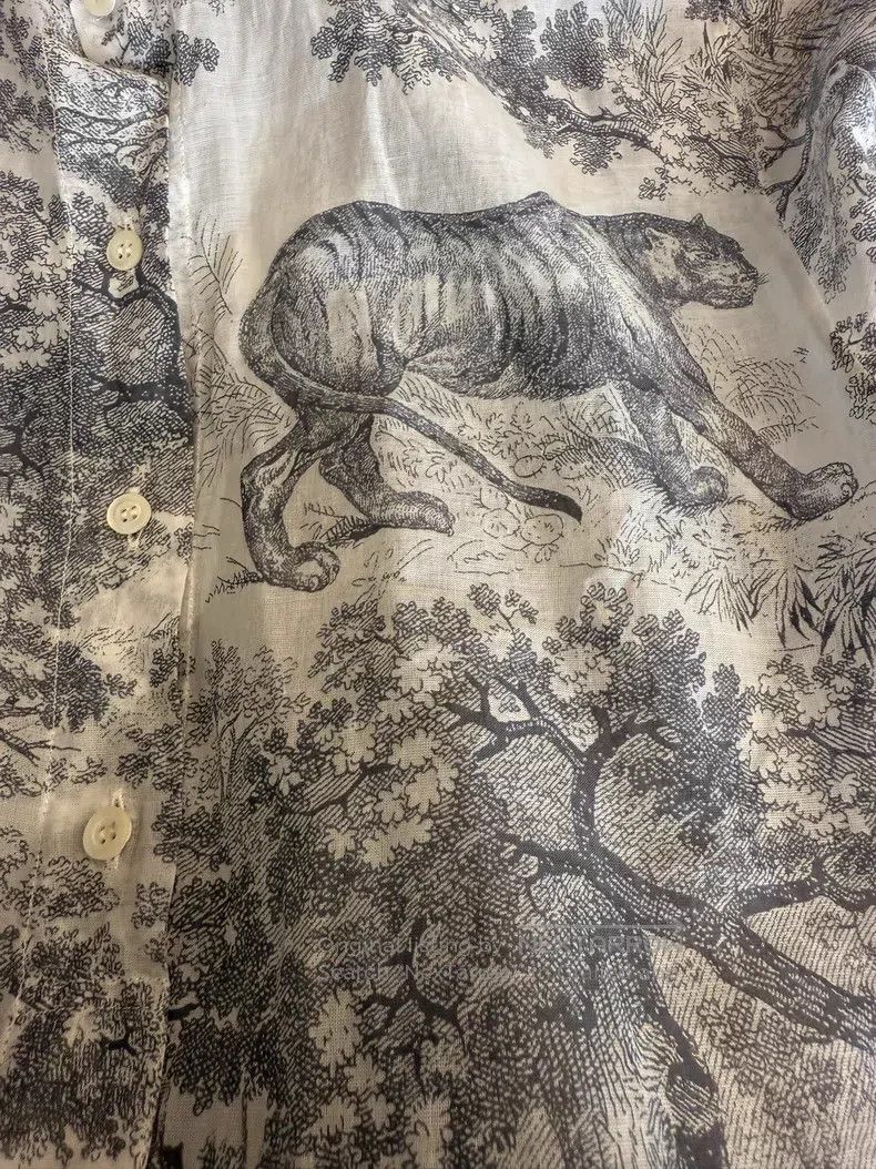 Dior Dior Zoo series long shirt Size XXS / US 00 / IT 34 - 7 Thumbnail