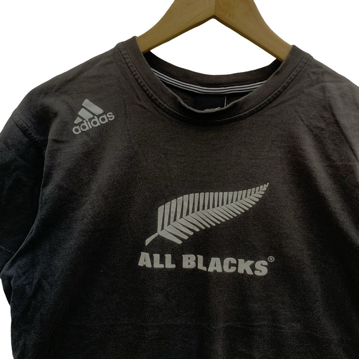 Adidas ADIDAS x ALL BLACK Official Licensed Product Cente Logo Size US S / EU 44-46 / 1 - 6 Thumbnail