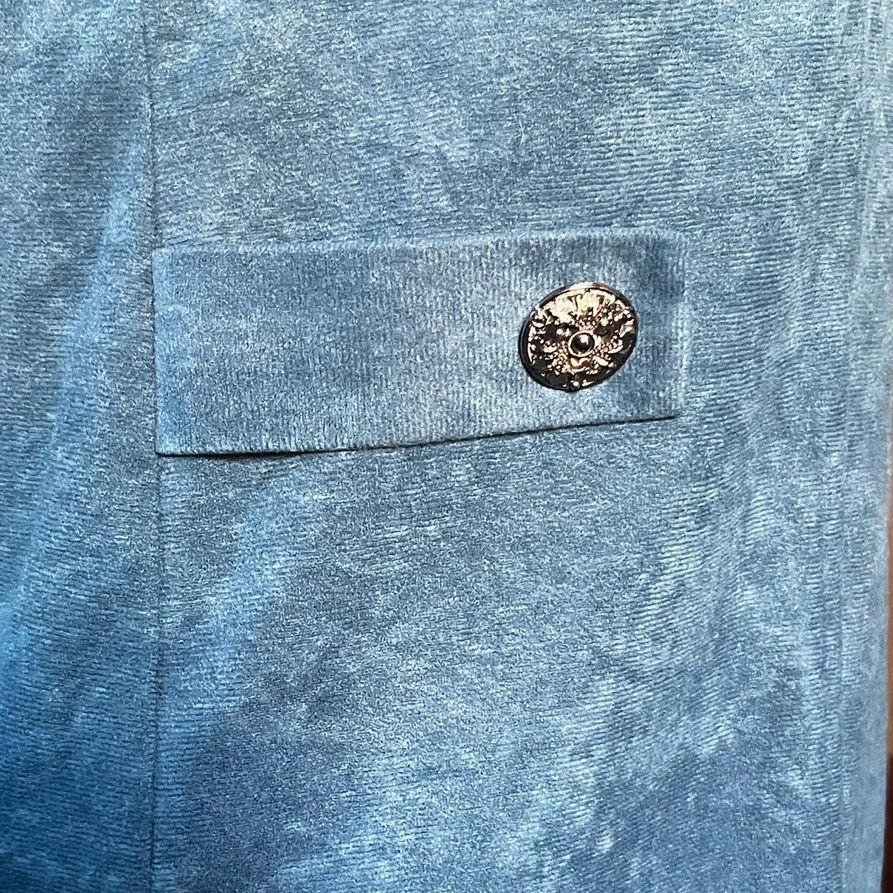 Vintage Vintage 60s Blue Handmade Jumper Pinafore Dress Small Medium Size M / US 6-8 / IT 42-44 - 4 Thumbnail