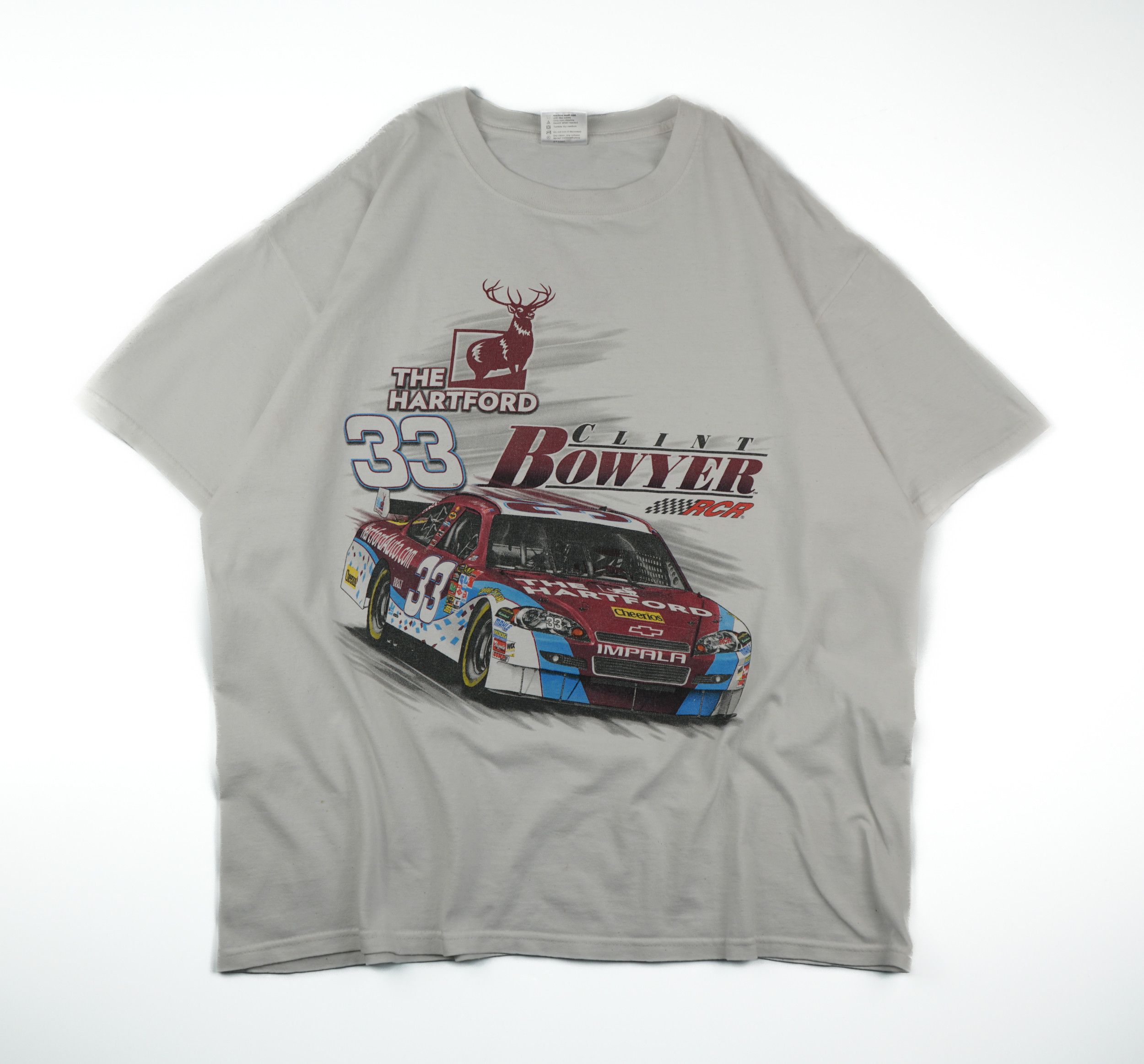 NASCAR × Vintage Vintage 2000s Clint Bowyer Nascar T-Shirt Size US XL / EU 56 / 4 - 1 Thumbnail