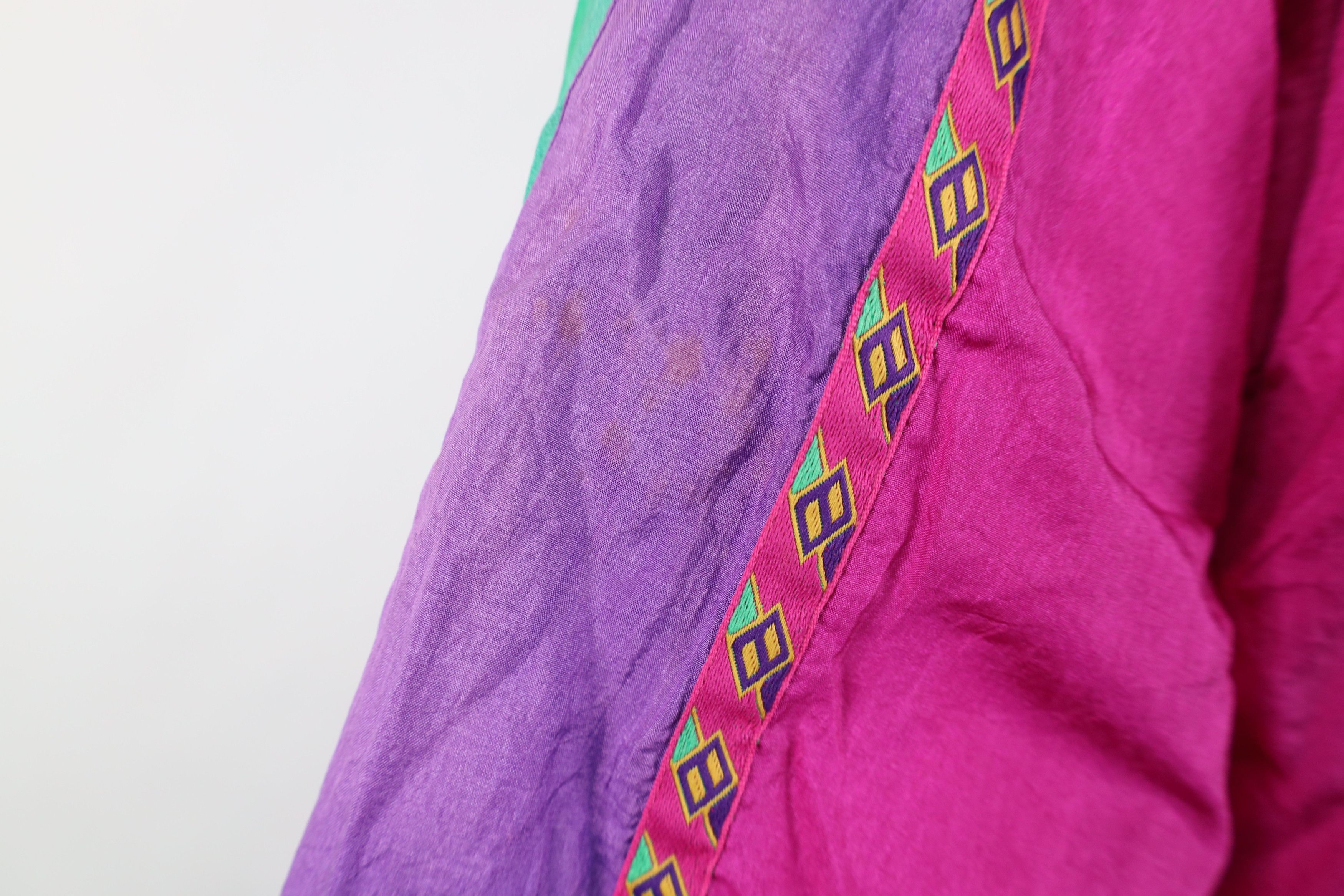 Vintage Vintage 90s Streetwear Southwestern Windbreaker Jacket Size XL / US 12-14 / IT 48-50 - 8 Thumbnail