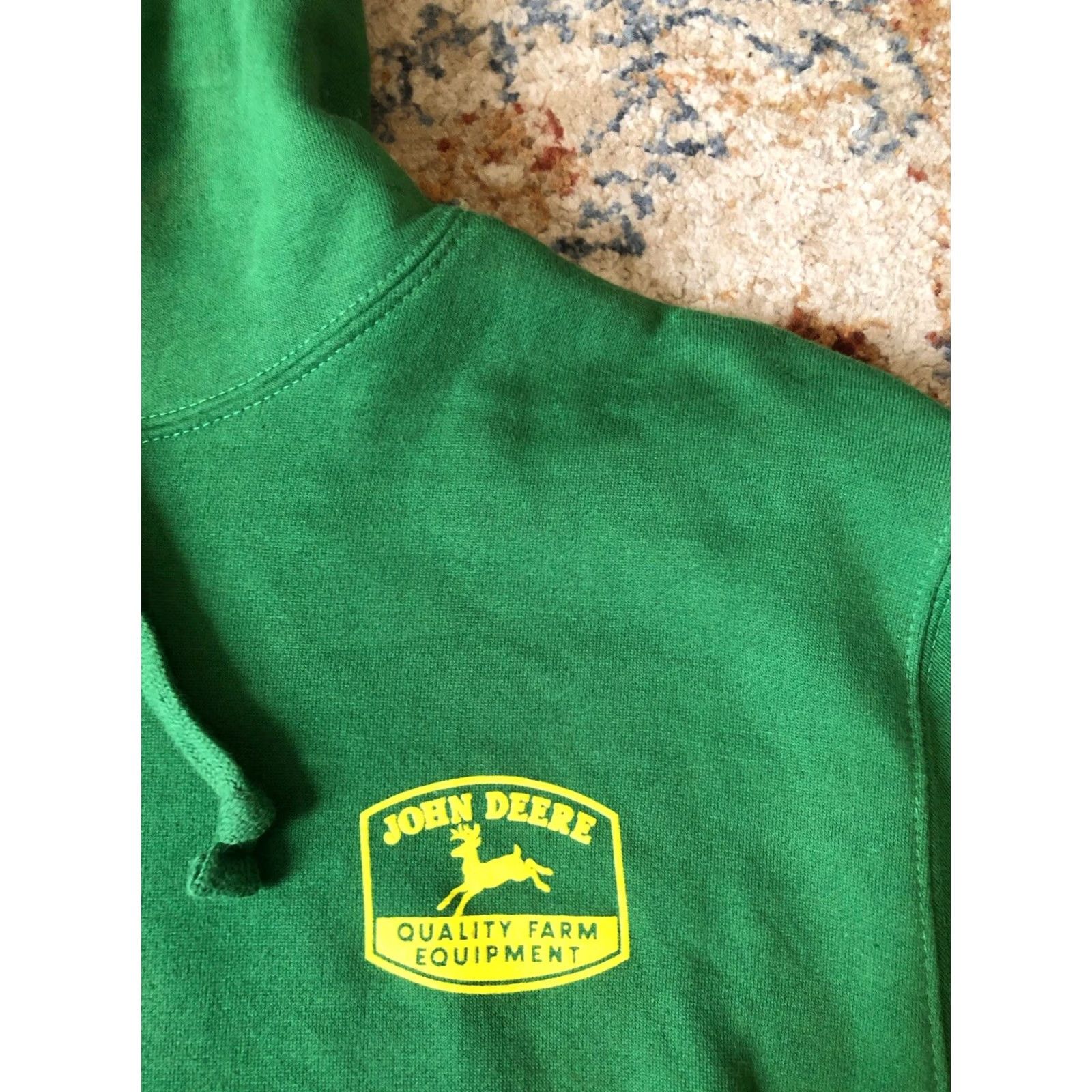 John Deere VINTAGE Men’s John Deere Hoodie Green Large Tractors Farm USA Outdoors Size US L / EU 52-54 / 3 - 6 Thumbnail