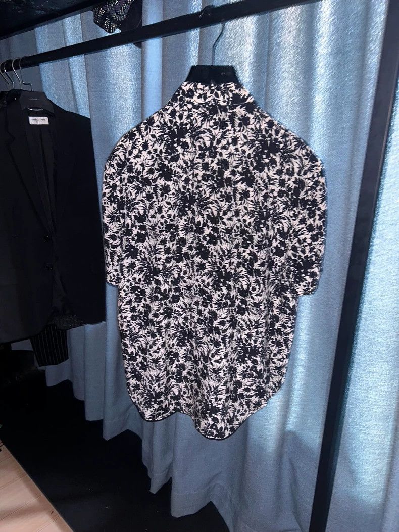 Yves Saint Laurent saint laurent size 38 22SS Black and White Art Floral Short Size US M / EU 48-50 / 2 - 2 Thumbnail
