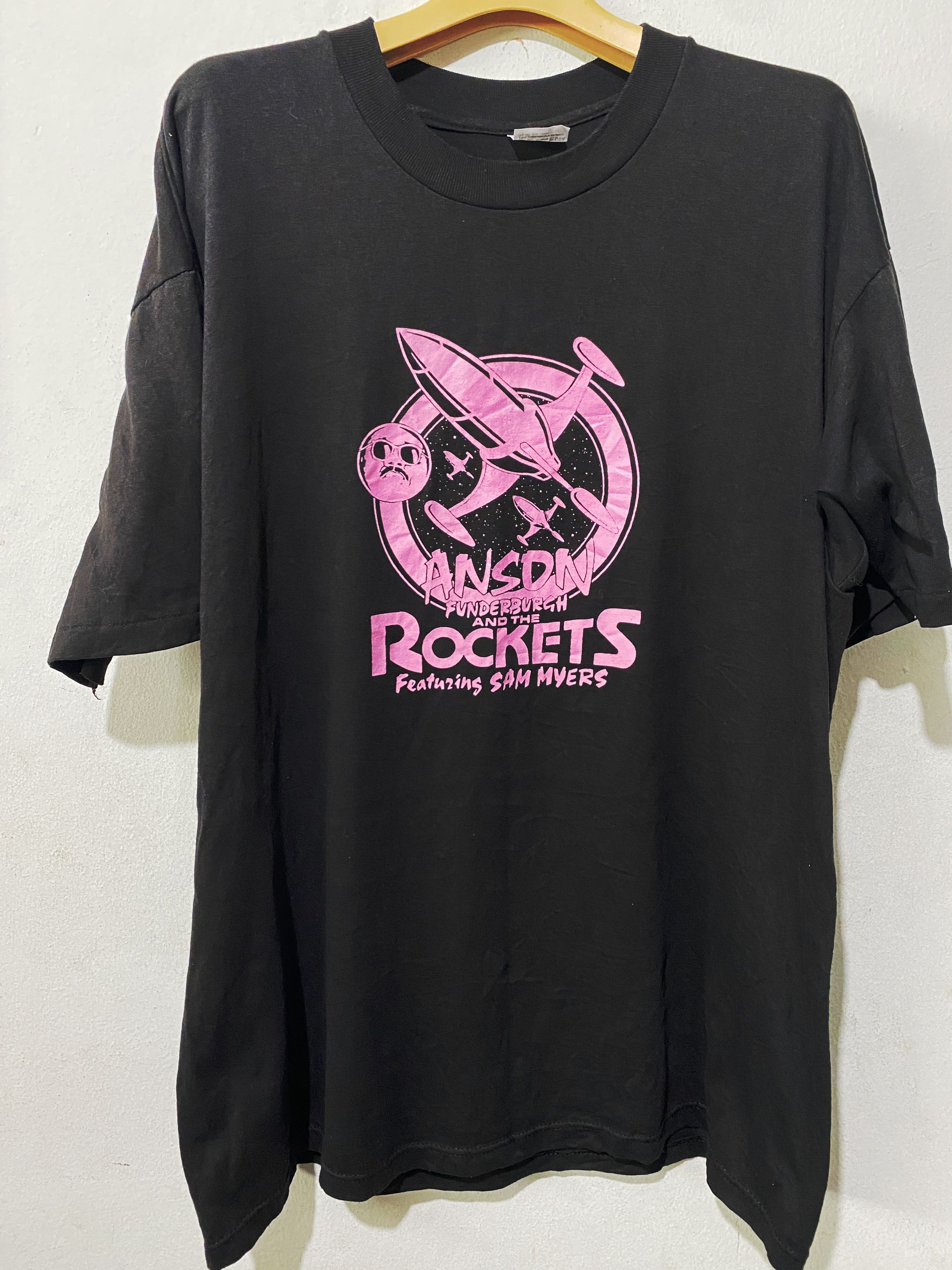 Band Tees × Vintage Vintage 80s Anson Funderburgh & The Rockets Shirt Size US XL / EU 56 / 4 - 1 Thumbnail