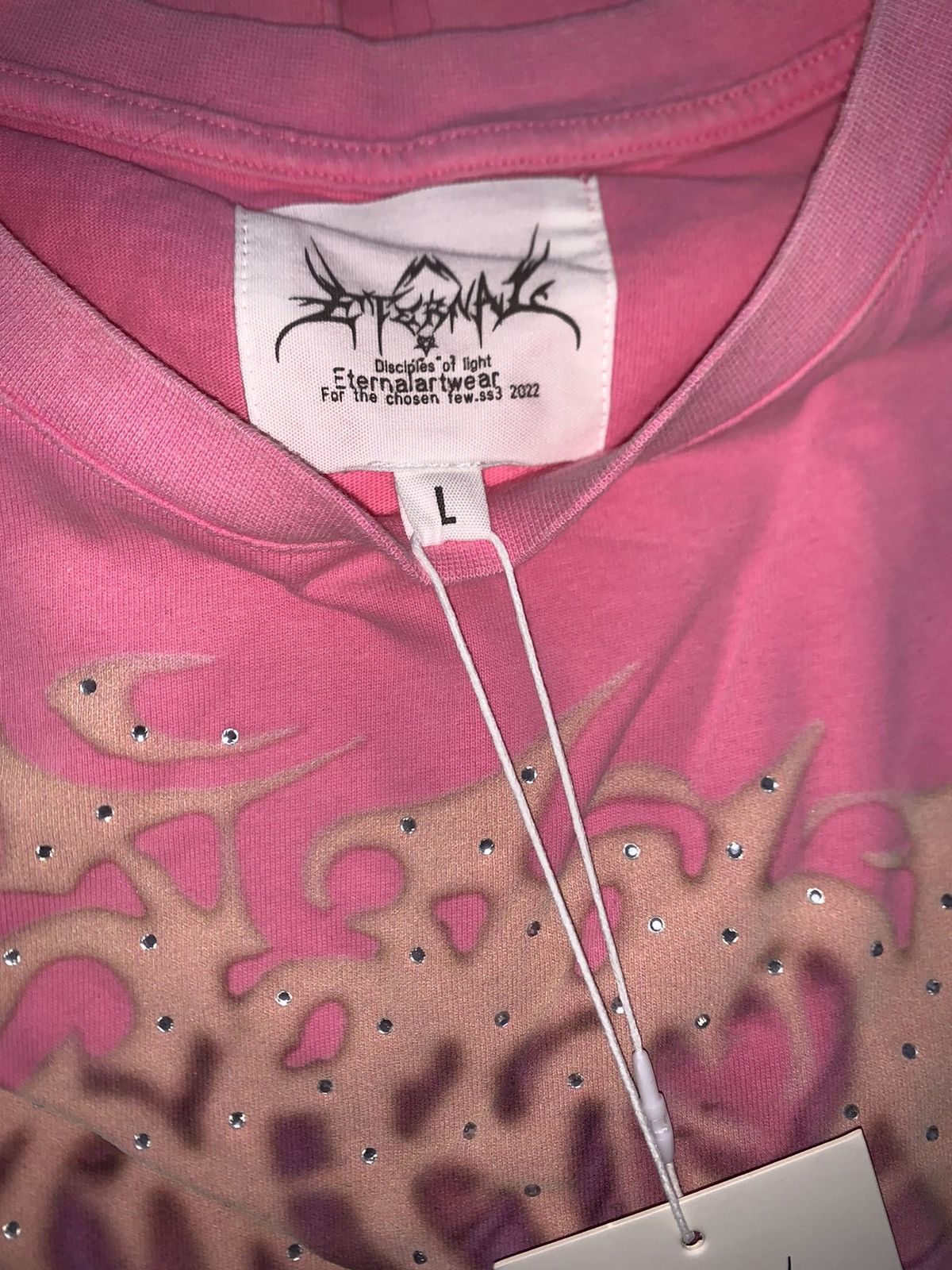 Other Eternal Artwear “ Skull “ Rhinestone Short Sleeve Sz.L Size US L / EU 52-54 / 3 - 9 Thumbnail