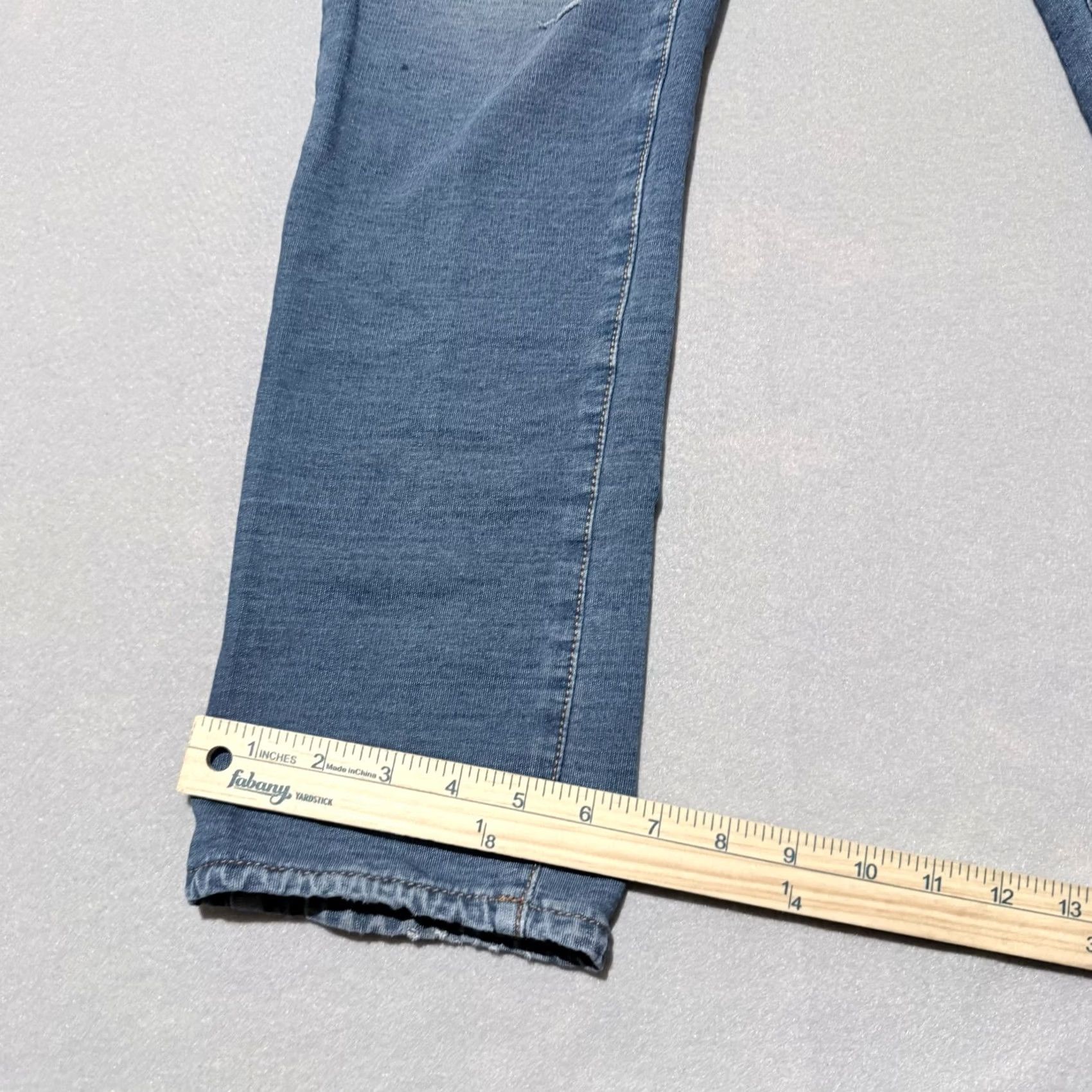Vintage Lane Bryant Jeans Women's Medium Wash Denim Distressed Classic Straight - 18 Size 40" / US 18 - 6 Thumbnail