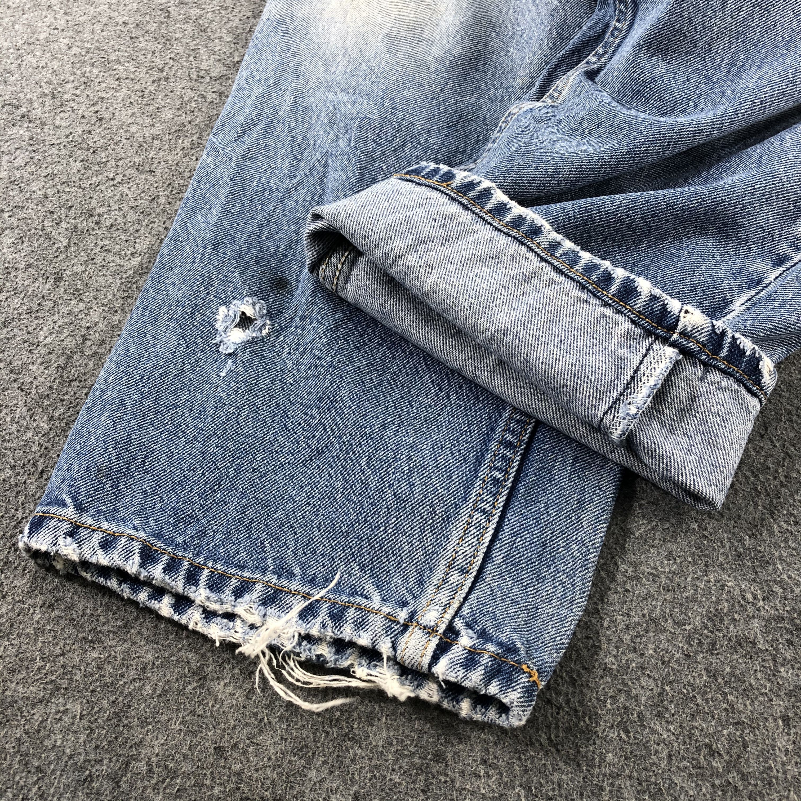 Levi's 90s Vintage Blue Wash Levis 560 Jeans-J2609 Size US 35 - 7 Thumbnail