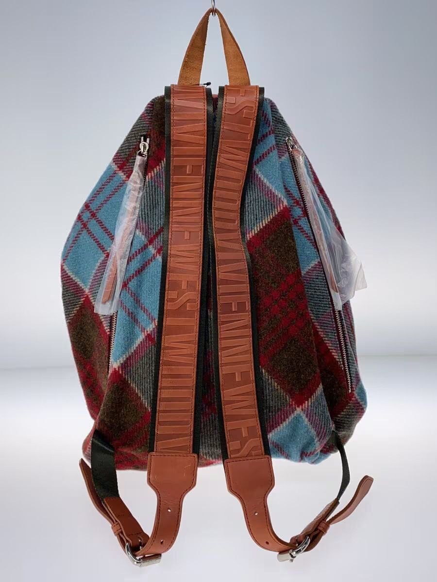 Vivienne Westwood Plaid Wool Backpack Size ONE SIZE - 4 Thumbnail
