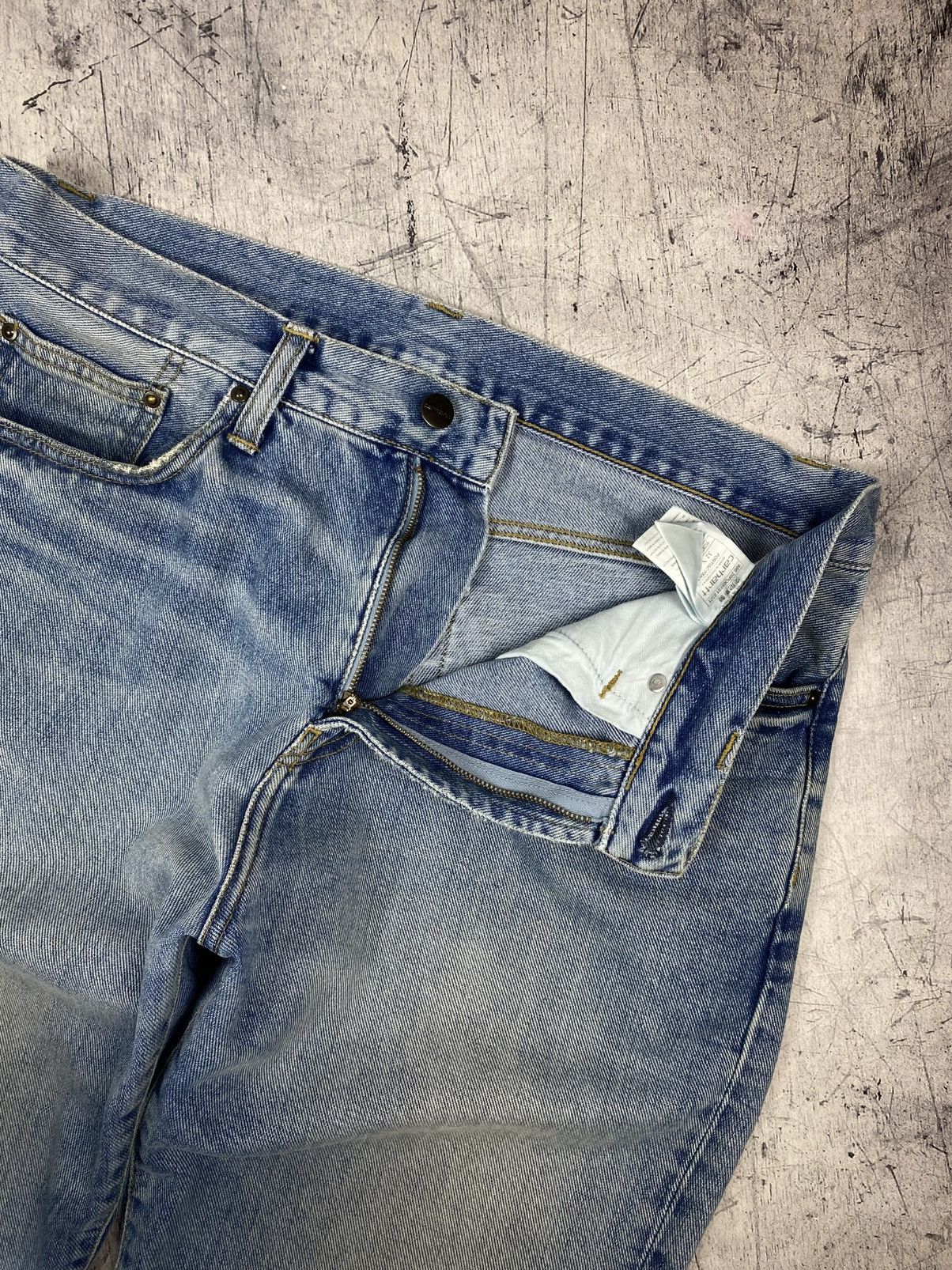 Carhartt Carhartt WIP Pontiac Pant Jeans Light Used Wash Straight Fit Size US 32 / EU 48 - 19 Thumbnail