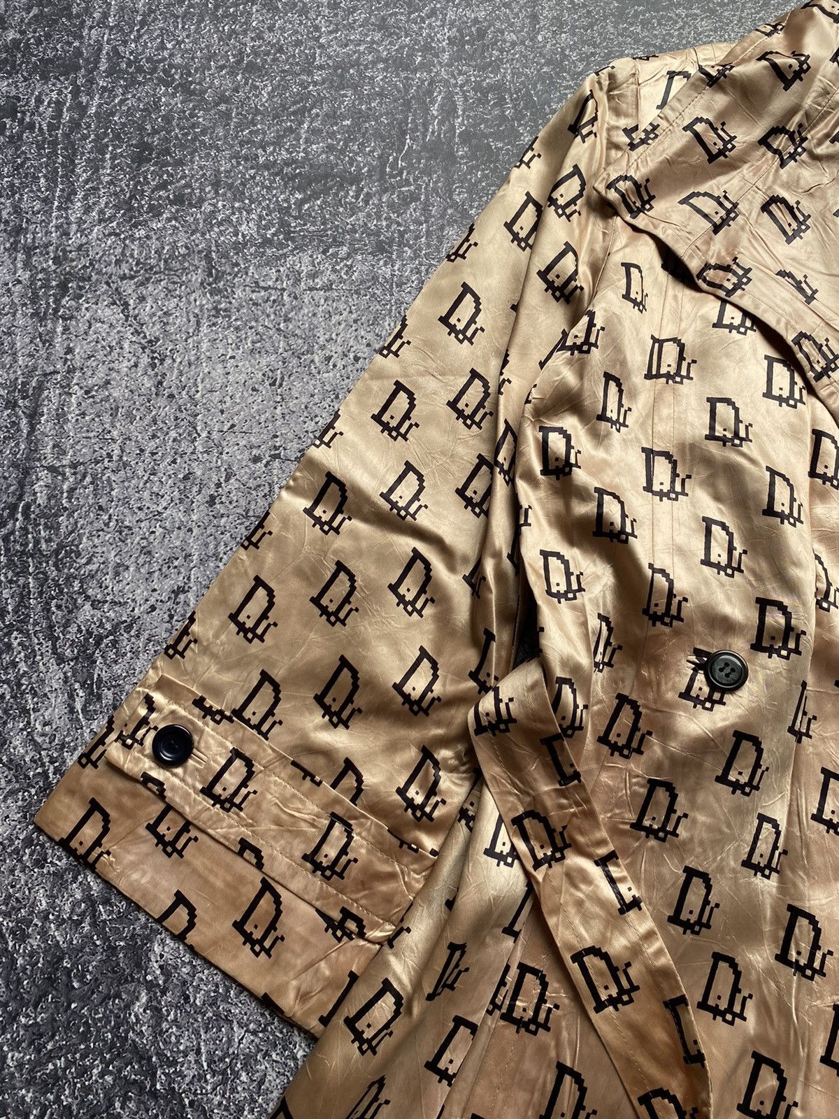 Dior Rare✨ MISS DIOR Monogram Vintage Trench Coat Jacket Size M / US 6-8 / IT 42-44 - 5 Thumbnail