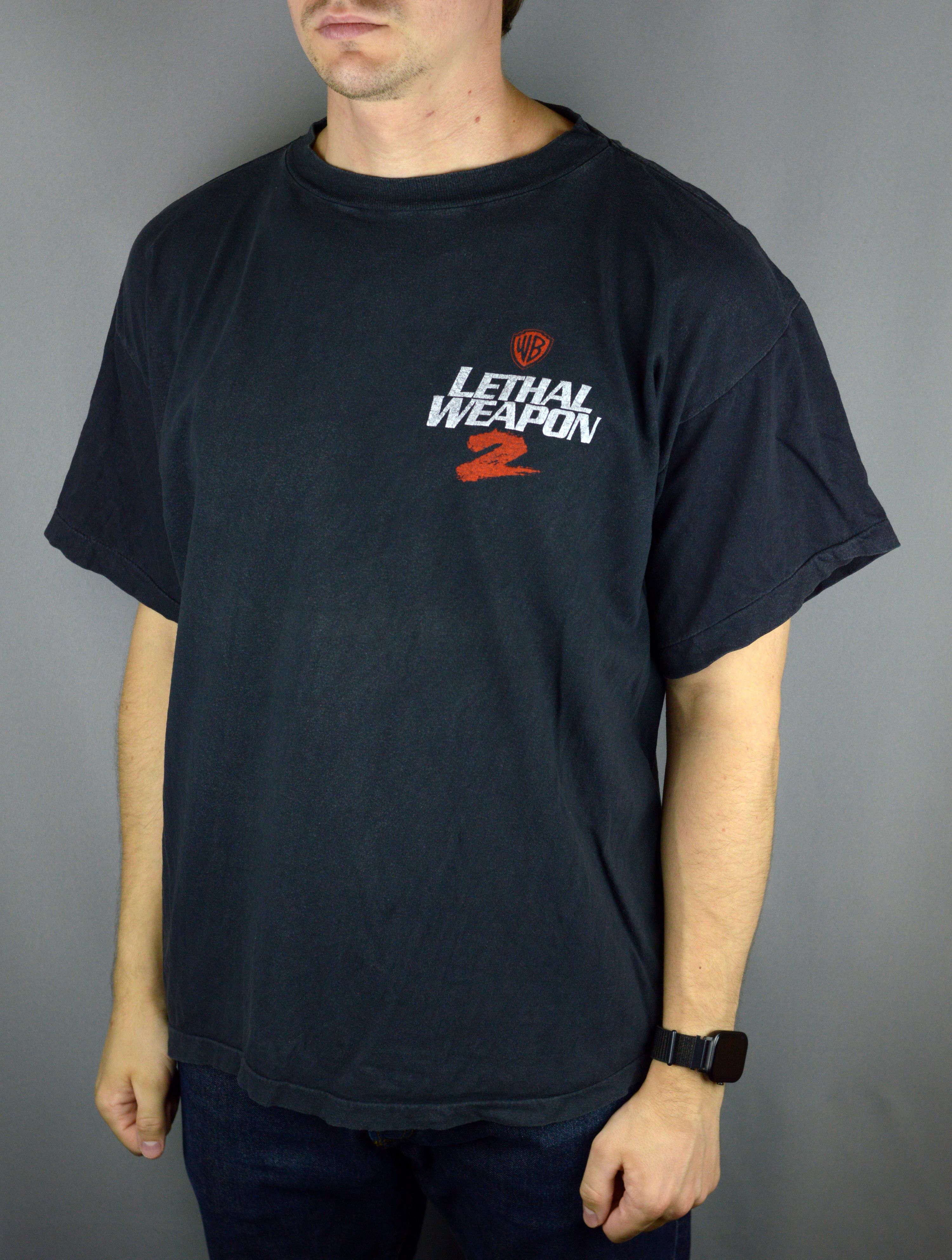 Vintage Vintage Lethal Weapon 2 1989 t shirt Size US L / EU 52-54 / 3 - 1 Thumbnail