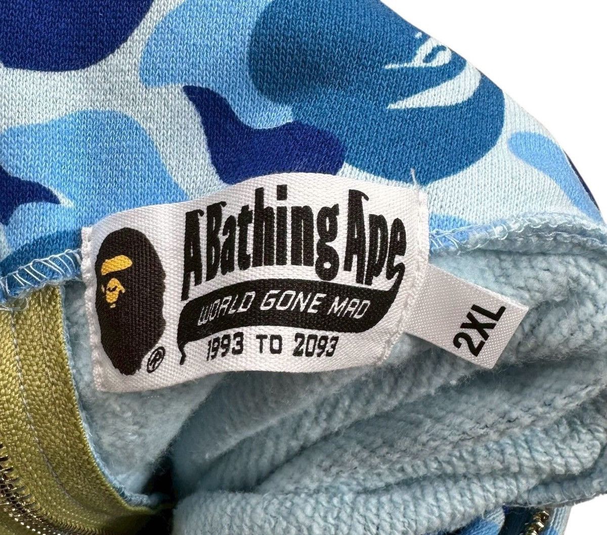Bape BAPE Shark ALL Zip Hoodie green blue camo Size US XXL / EU 58 / 5 - 8 Thumbnail