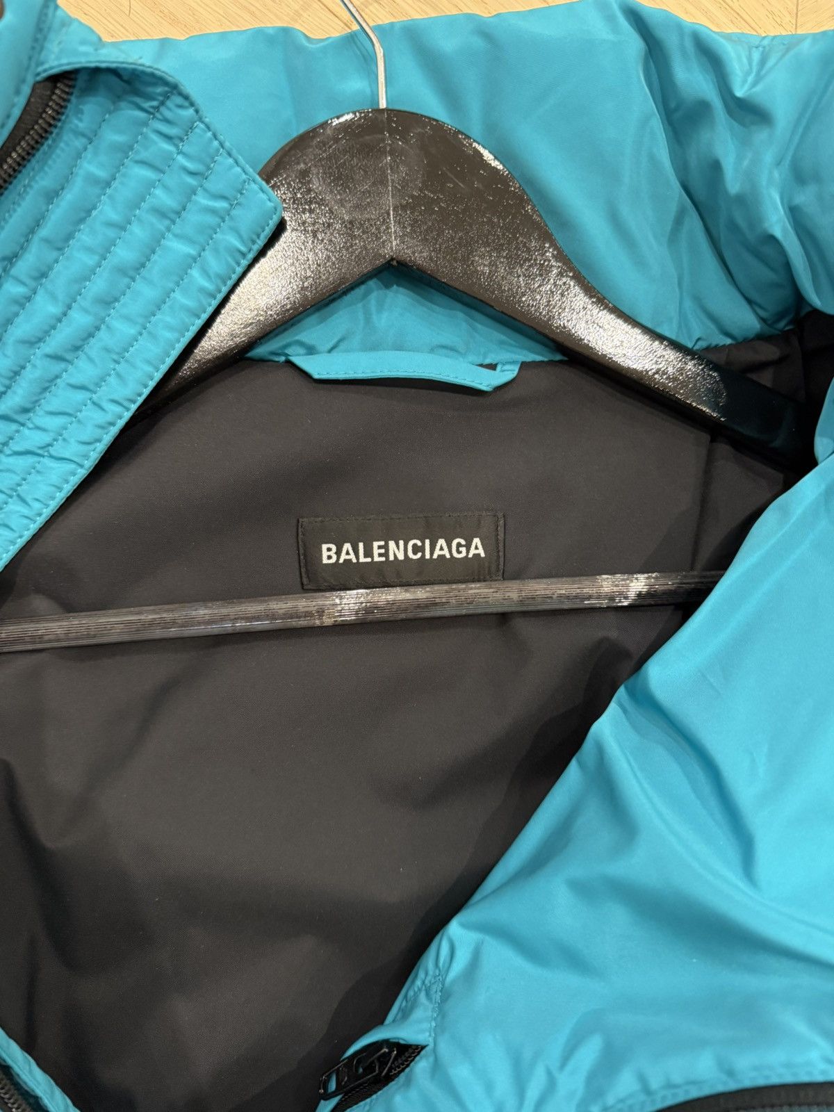 Balenciaga Balenciaga Turquoise Puffer Size US L / EU 52-54 / 3 - 3 Thumbnail