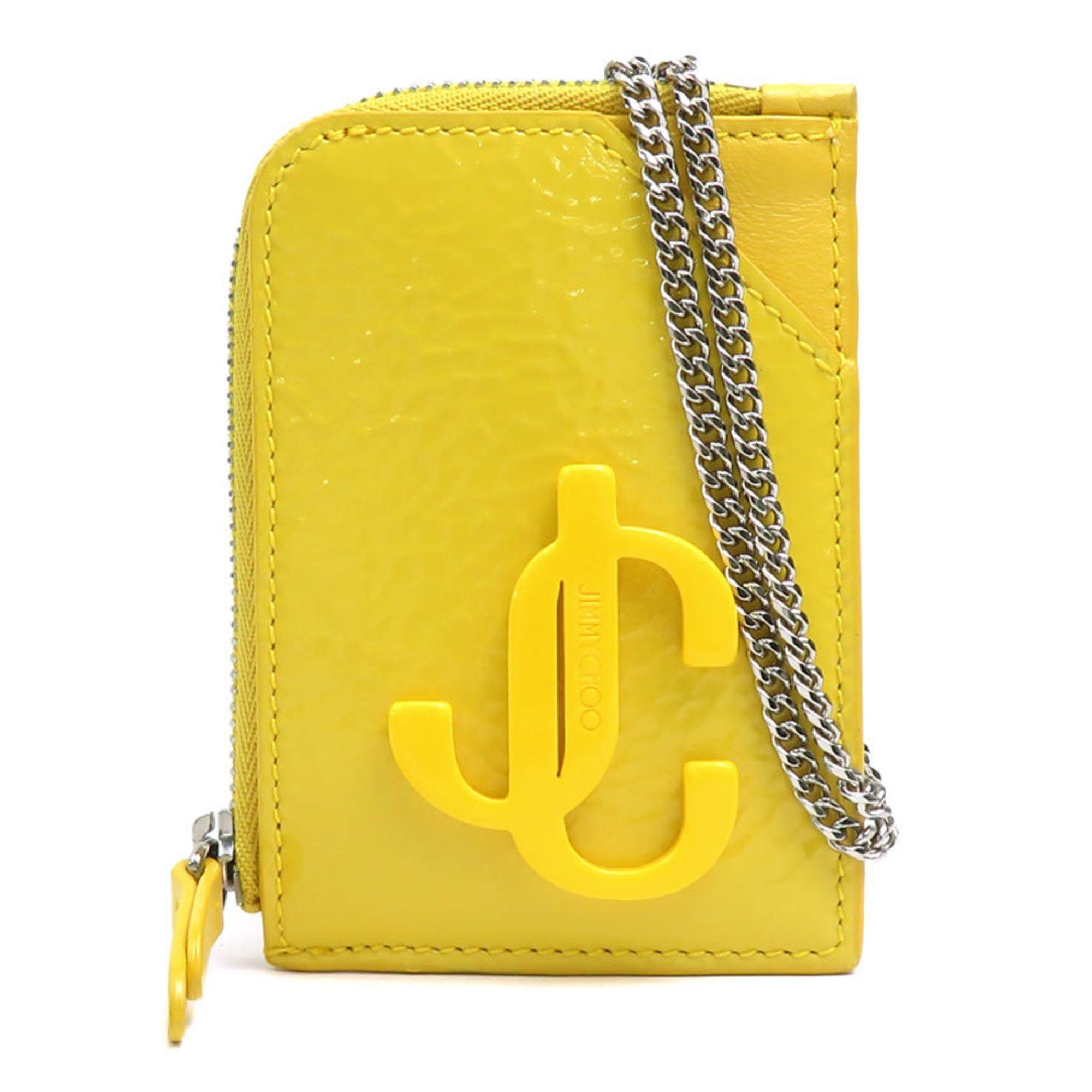 Jimmy Choo JIMMY CHOO Wallet/Coin Case Leather Yellow Men's Women's 55992a Size ONE SIZE - 1 Thumbnail