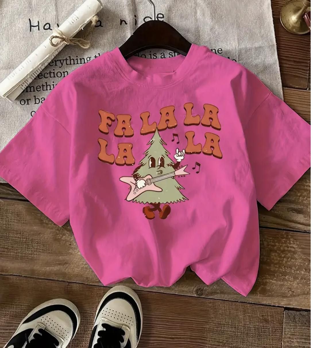 Designer Fa La La La La Holiday Graphic Tee Size S / US 4 / IT 40 - 1 Preview