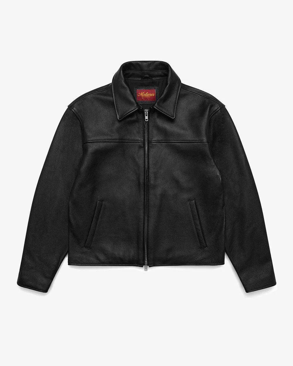 Mutimer Mutimer aged heavy wash Leather Jacket | Grailed