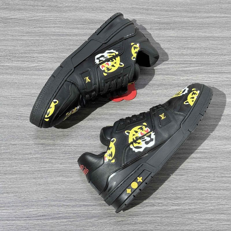 Louis Vuitton Nigo x Louis Vuitton Low-Top Sneakers -2508 Size US 10 / EU 43 - 8 Thumbnail