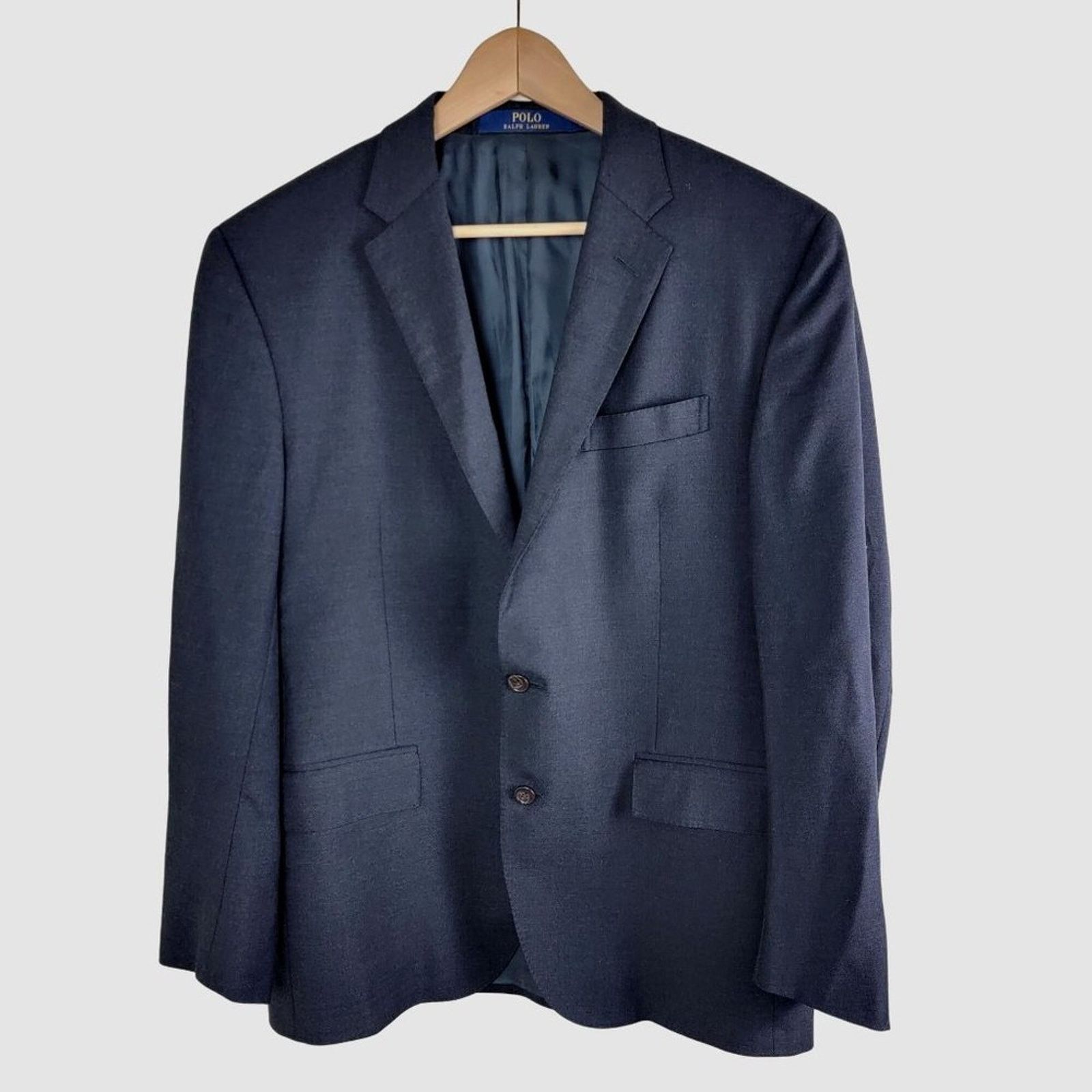 Polo Ralph Lauren Polo Ralph Lauren Mens Tweed Wool Blazer Sport Coat size 42S Size 42S - 1 Thumbnail