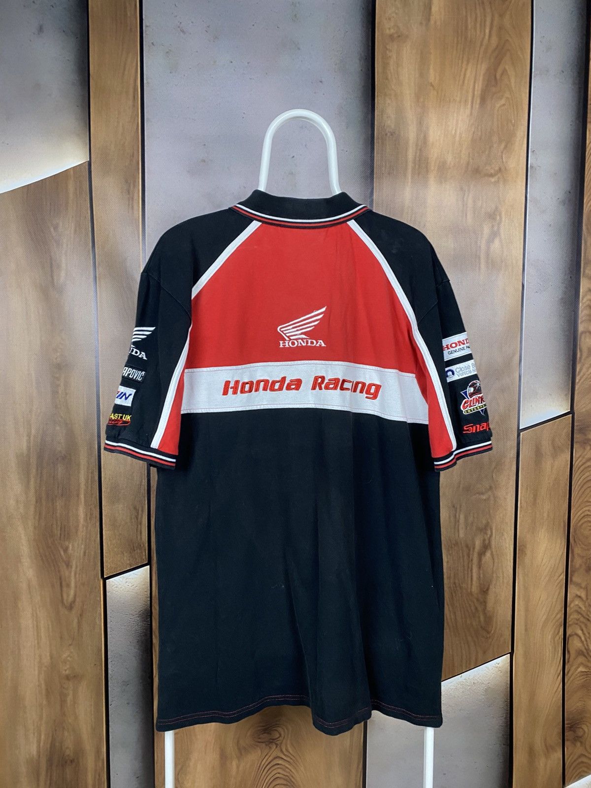 Honda 🏁Vintage Polo T-Shiry Honda Racing Official Licensed Tee🏁 Size US L / EU 52-54 / 3 - 2 Thumbnail