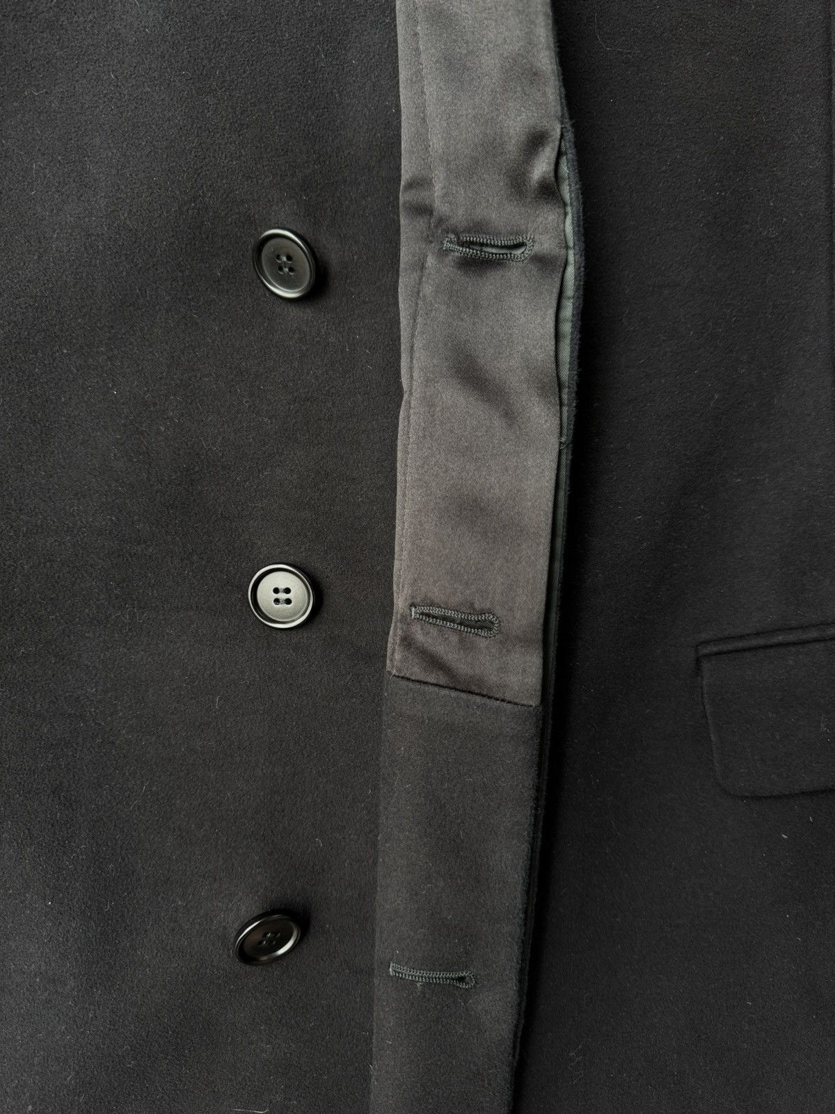 Helmut Lang Helmut Lang AW03 Tuxedo Moleskin Chesterfield Coat Size US L / EU 52-54 / 3 - 3 Thumbnail