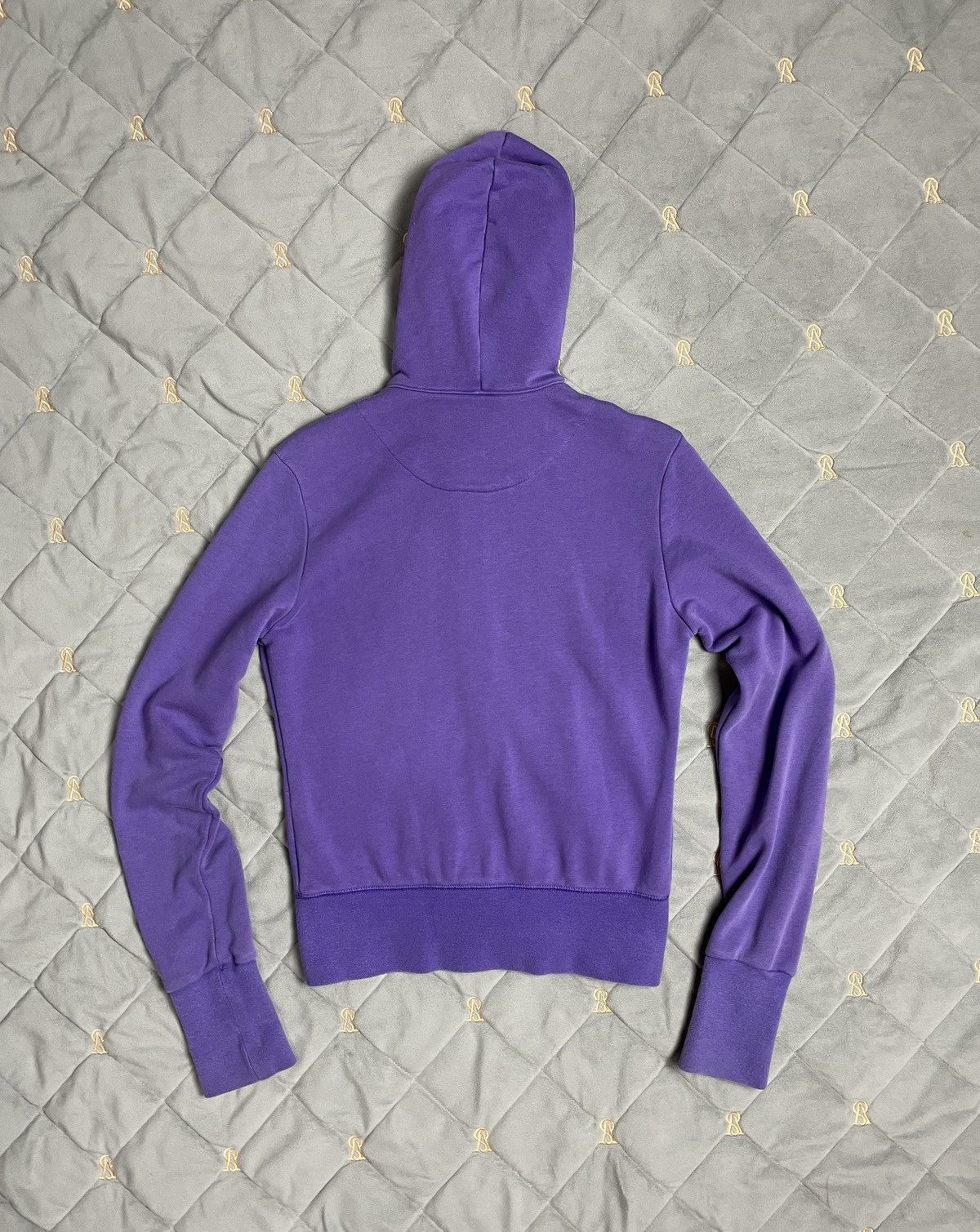Vintage Vintage Y2K Nike Mini Swoosh Zip Hoodie Purpel Size S / US 4 / IT 40 - 5 Thumbnail