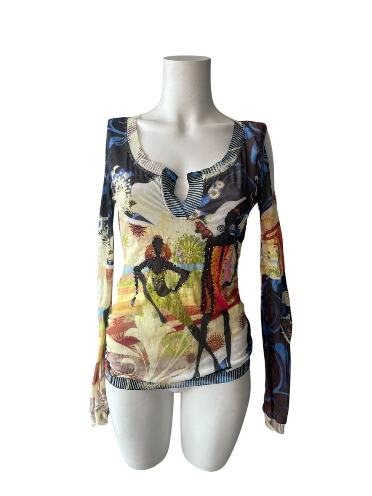 Vintage y2k blouse Size M / US 6-8 / IT 42-44 - 1 Thumbnail