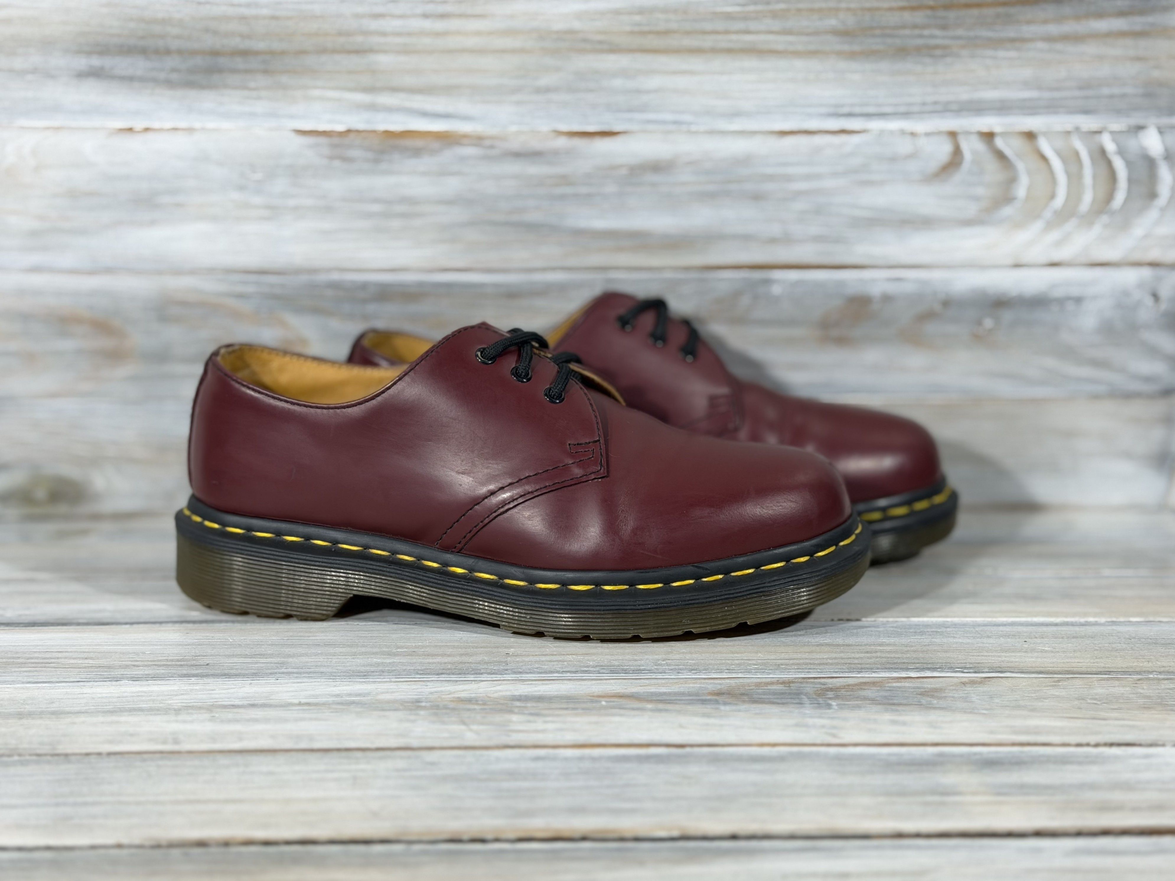 Dr. Martens Dr Martens 1461 Cherry Red Leather Lace Up Shoes Casual Size US 6 / IT 36 - 3 Thumbnail