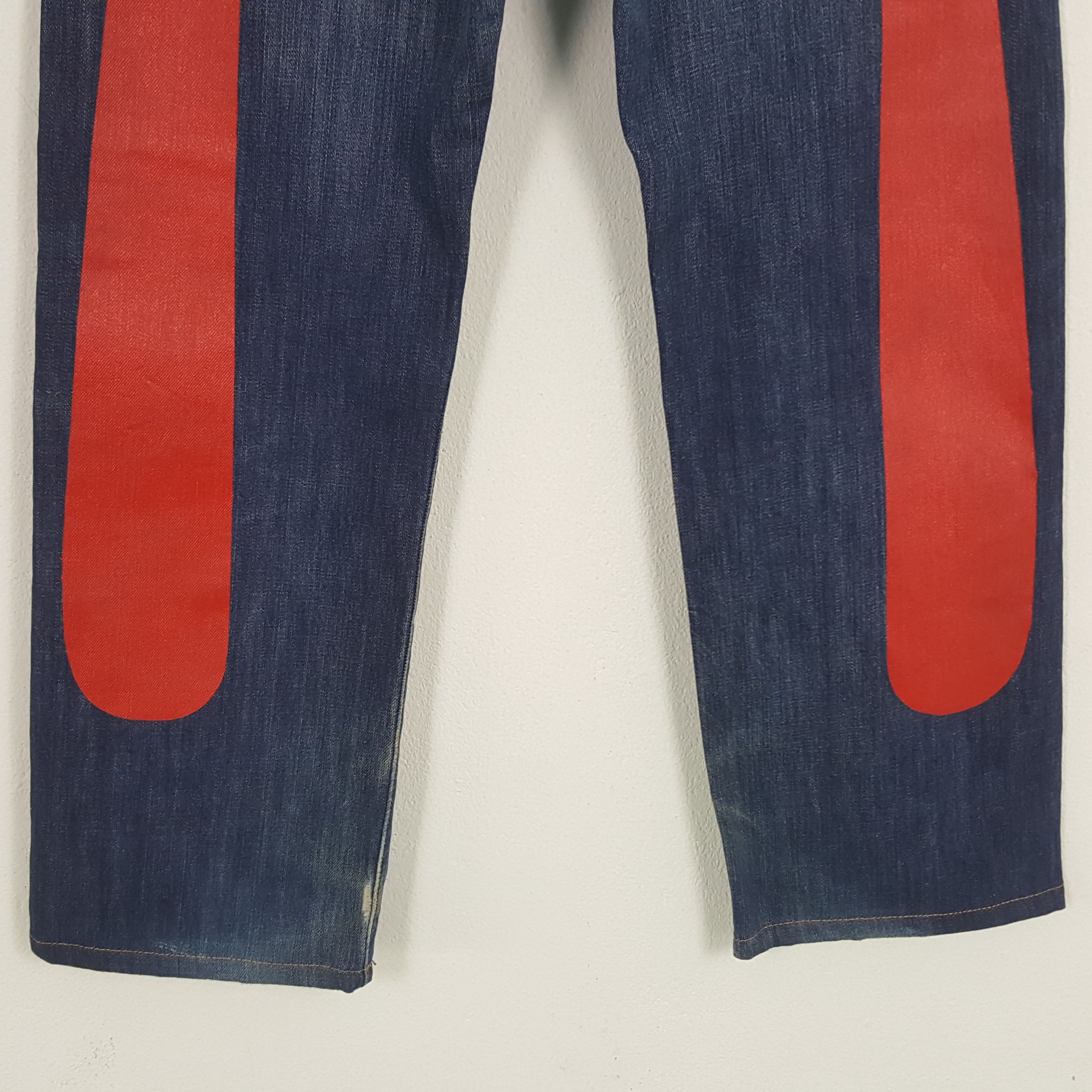 Japanese Brand × Vintage Vintage Evisu Japan Custom Daicock Denim Jeans Size US 31 - 3 Thumbnail