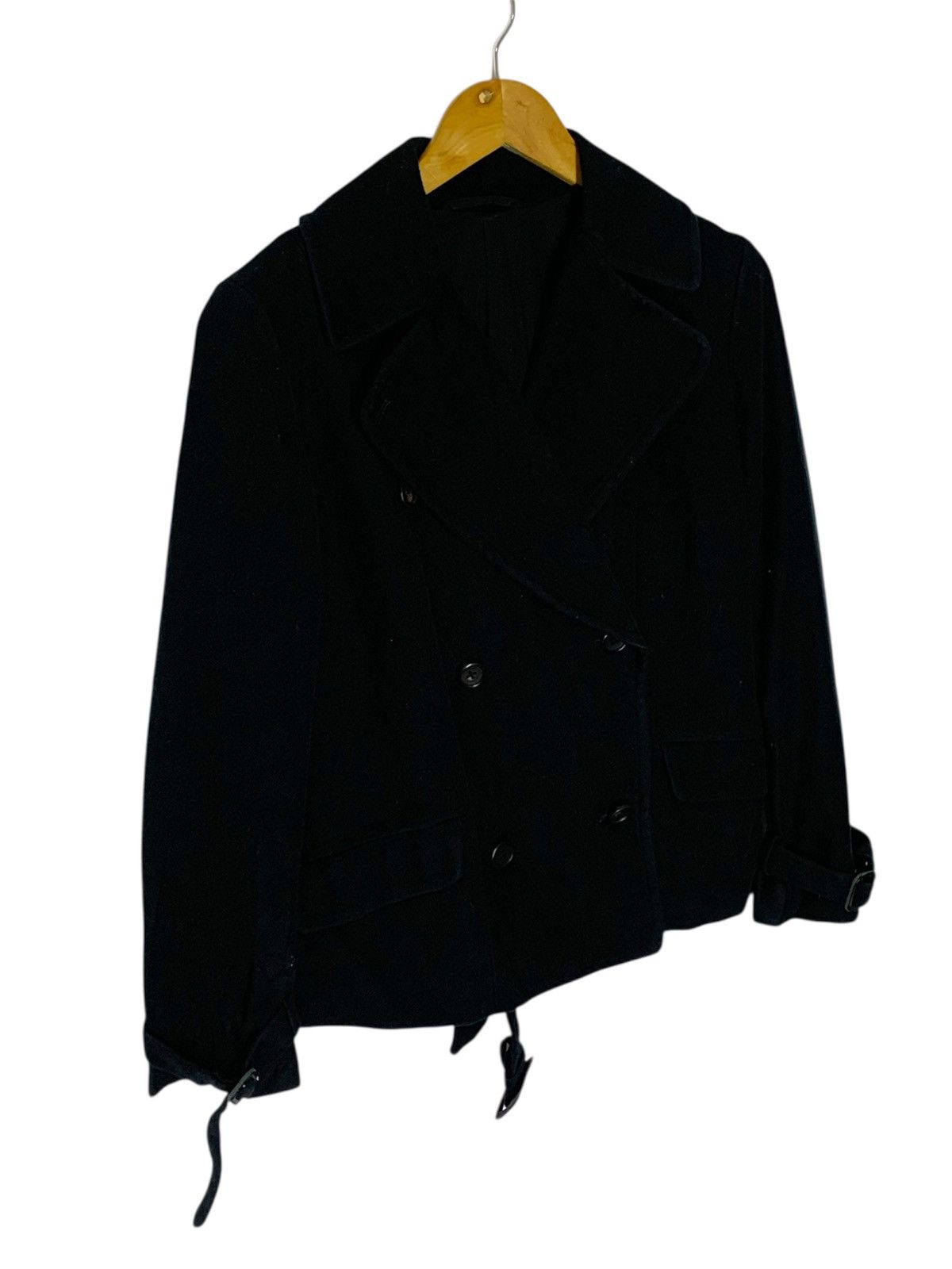 Margaret Howell Moleskin Double Breasted Cropped Jacket Size M / US 6-8 / IT 42-44 - 3 Thumbnail