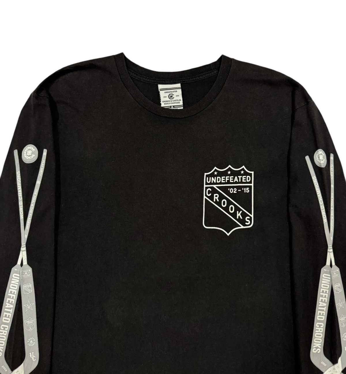 Crooks & Castles × Undefeated Undefeated X Crooks & Castle World Champions Hockey Ice Tee Size US M / EU 48-50 / 2 - 3 Thumbnail
