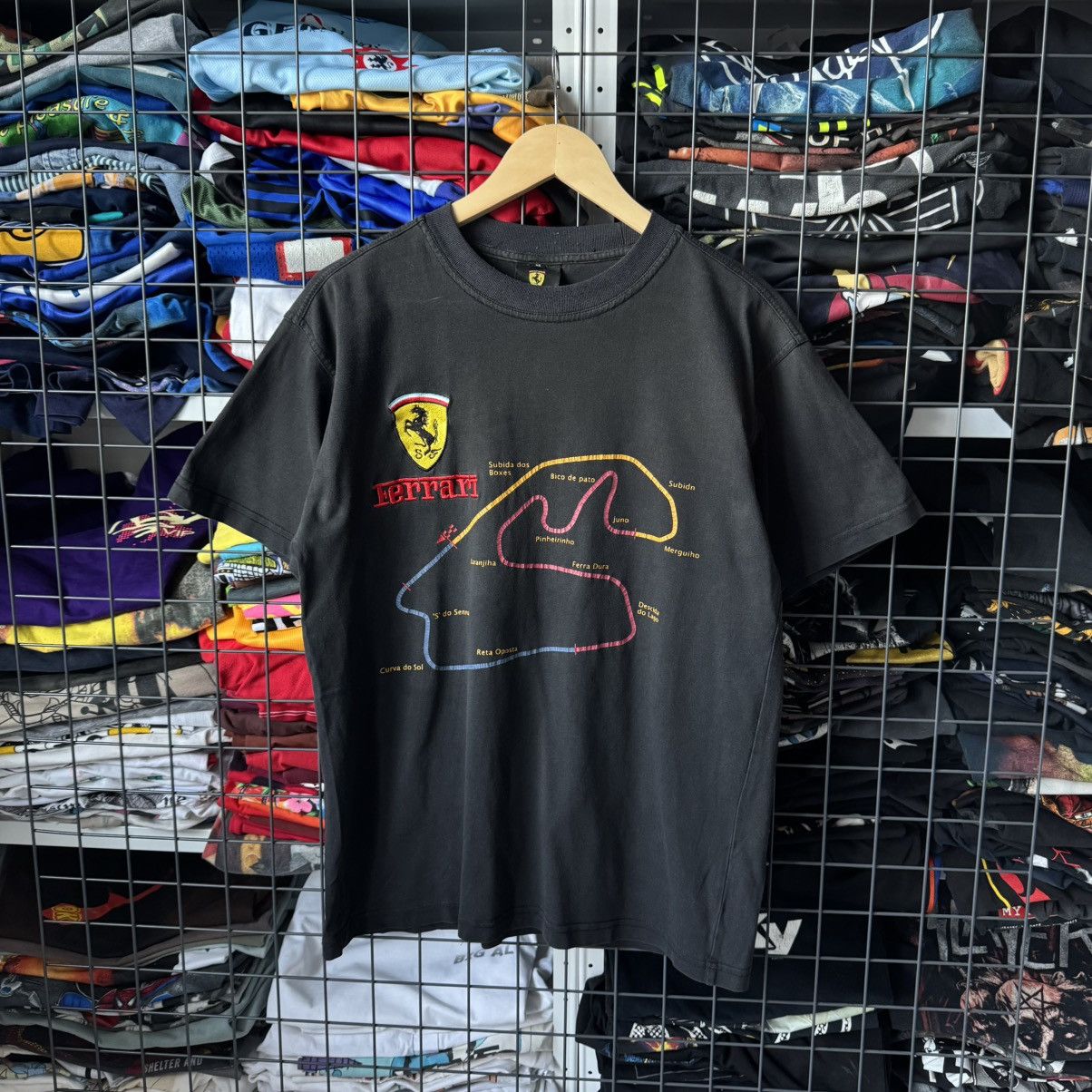Ferrari Vintage Ferrari Interlagos Brazil Formula One T-shirt Size US M / EU 48-50 / 2 - 1 Thumbnail