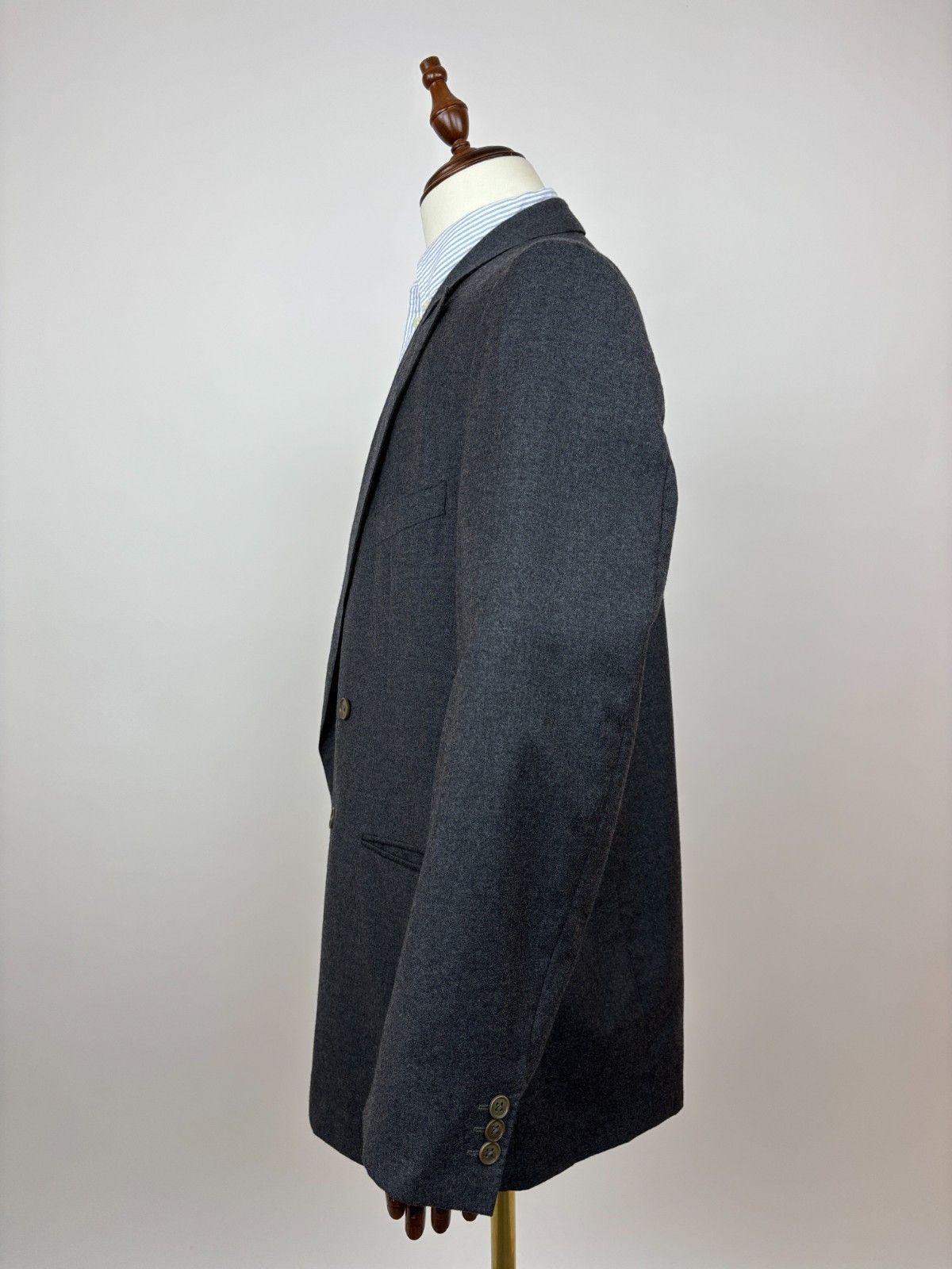 Ermenegildo Zegna VTG Ermenegildo Zegna Wool Cashmere Double Breasted Blazer Size 48R - 9 Thumbnail