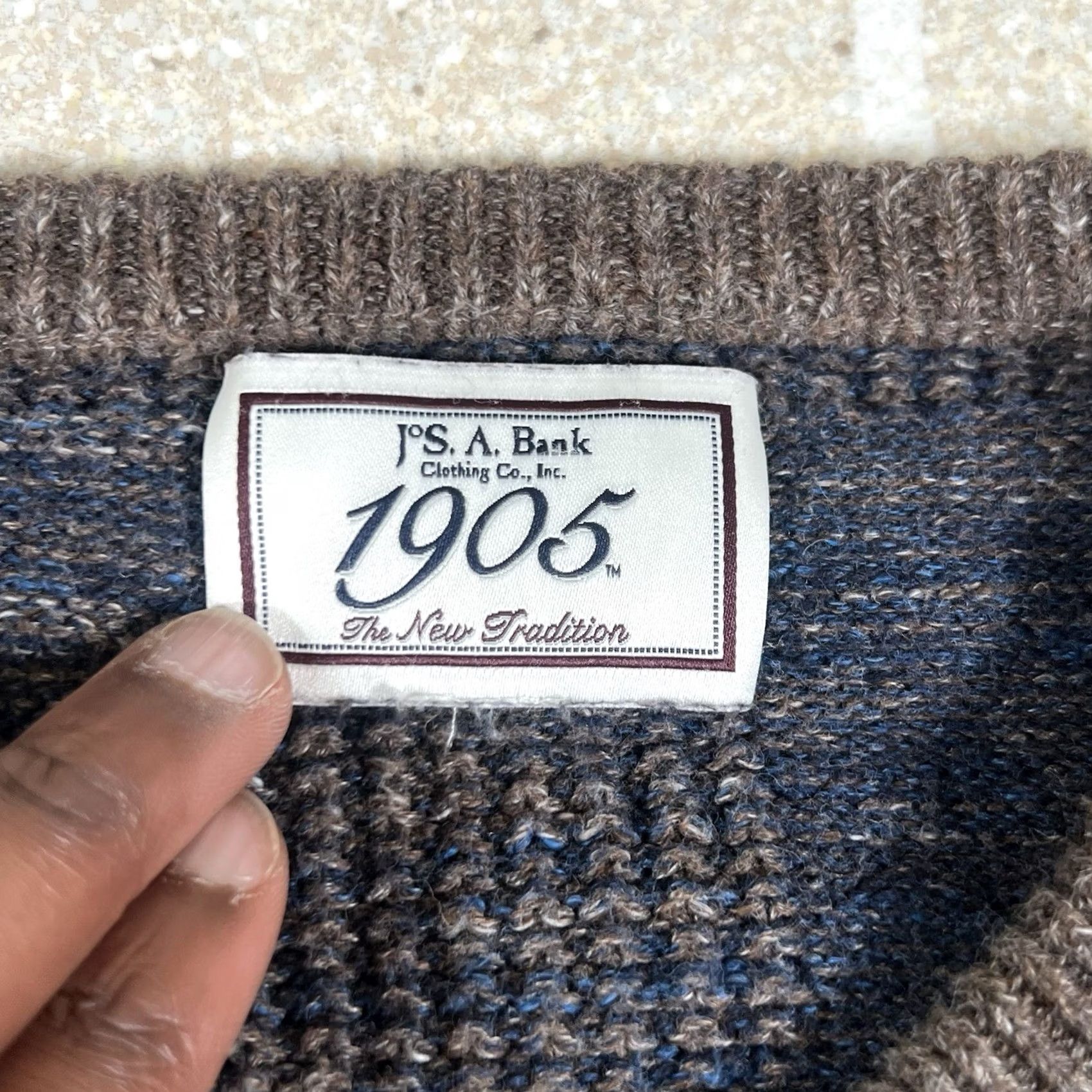 Jos. A. Bank VINTAGE Jos A Bank Full Zip Sweater Cardigan L Men Brown Preppy Adult Large Mens Size US L / EU 52-54 / 3 - 4 Thumbnail