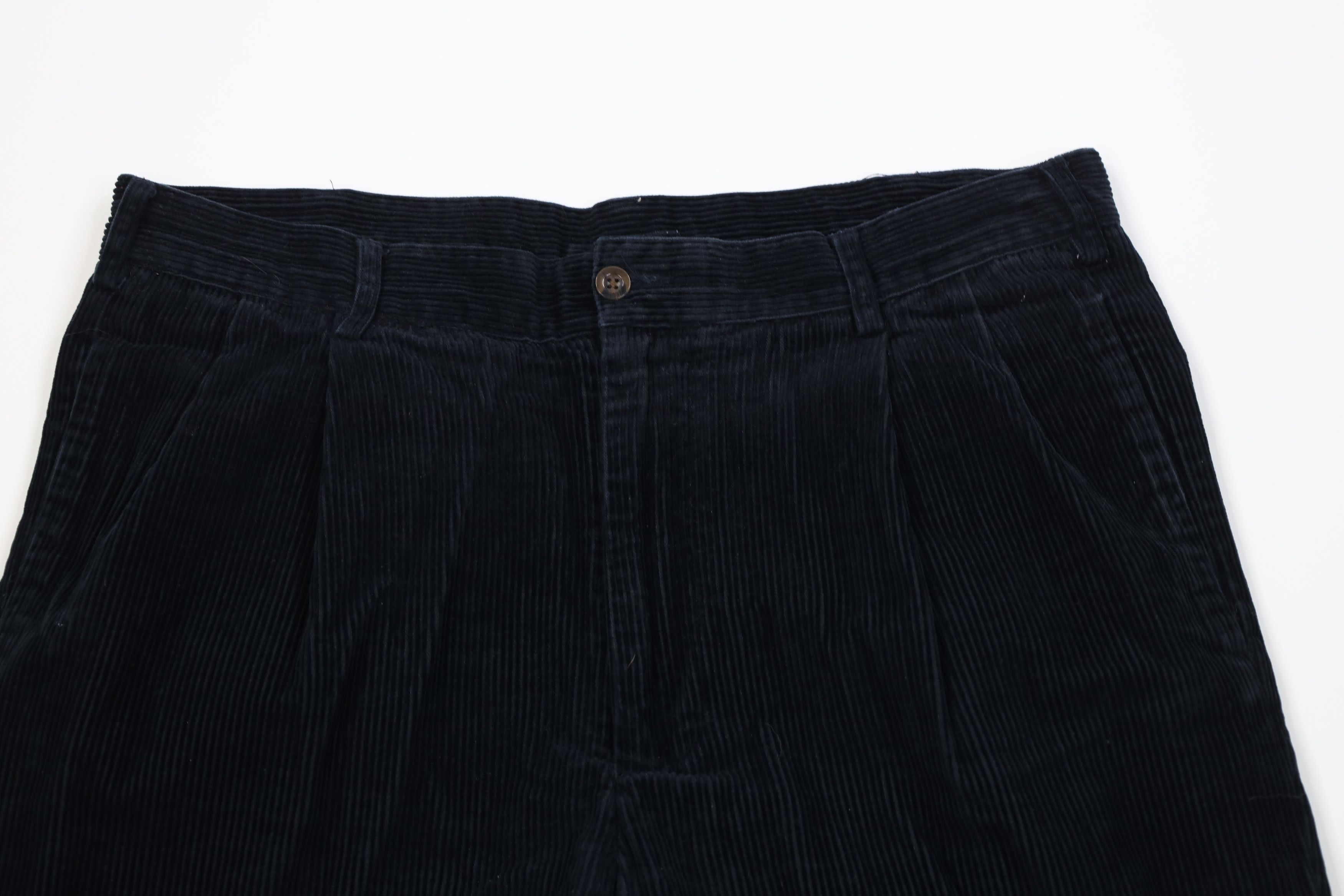 Vintage Vintage 90s Streetwear Wide Leg Corduroy Chino Pants Size US 34 / EU 50 - 2 Thumbnail