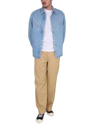 Kenzo o1mle0624 Western-Style Denim Shirt in Blue Size US L / EU 52-54 / 3 - 7 Thumbnail